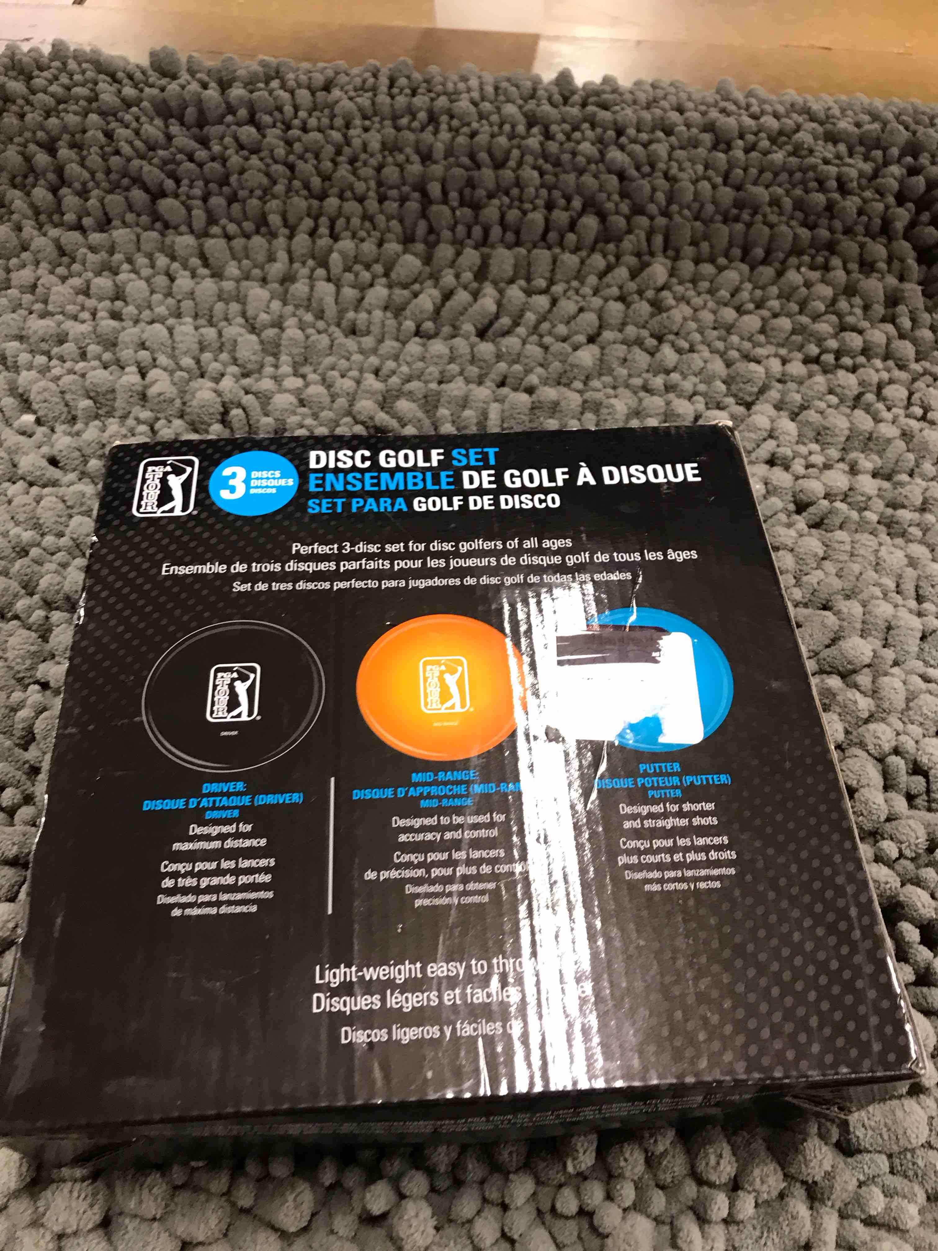 Condition photo showing New/Like New for 3 discs disc golf set