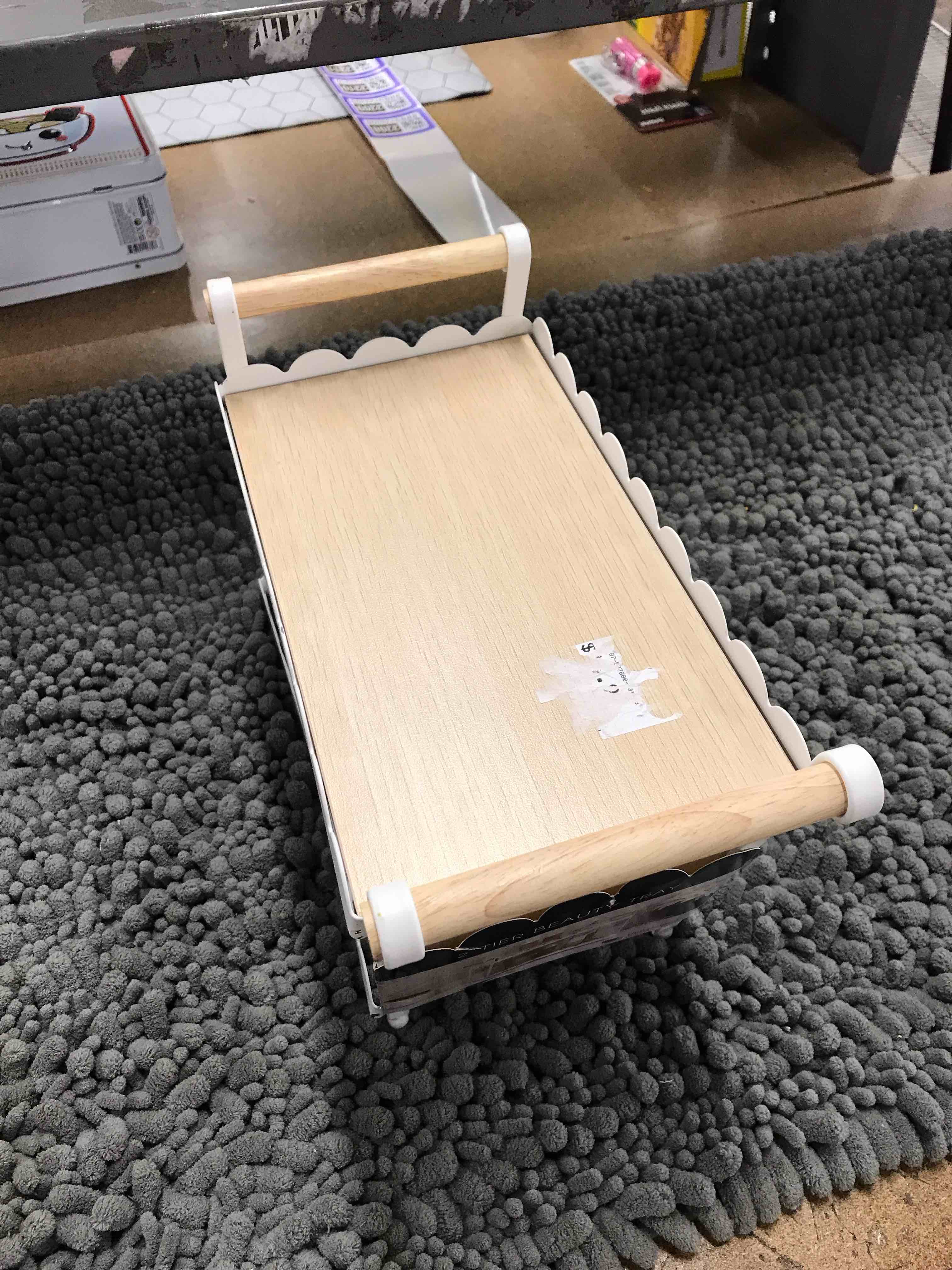 Condition photo showing New/Like New for 2 tier beauty tray