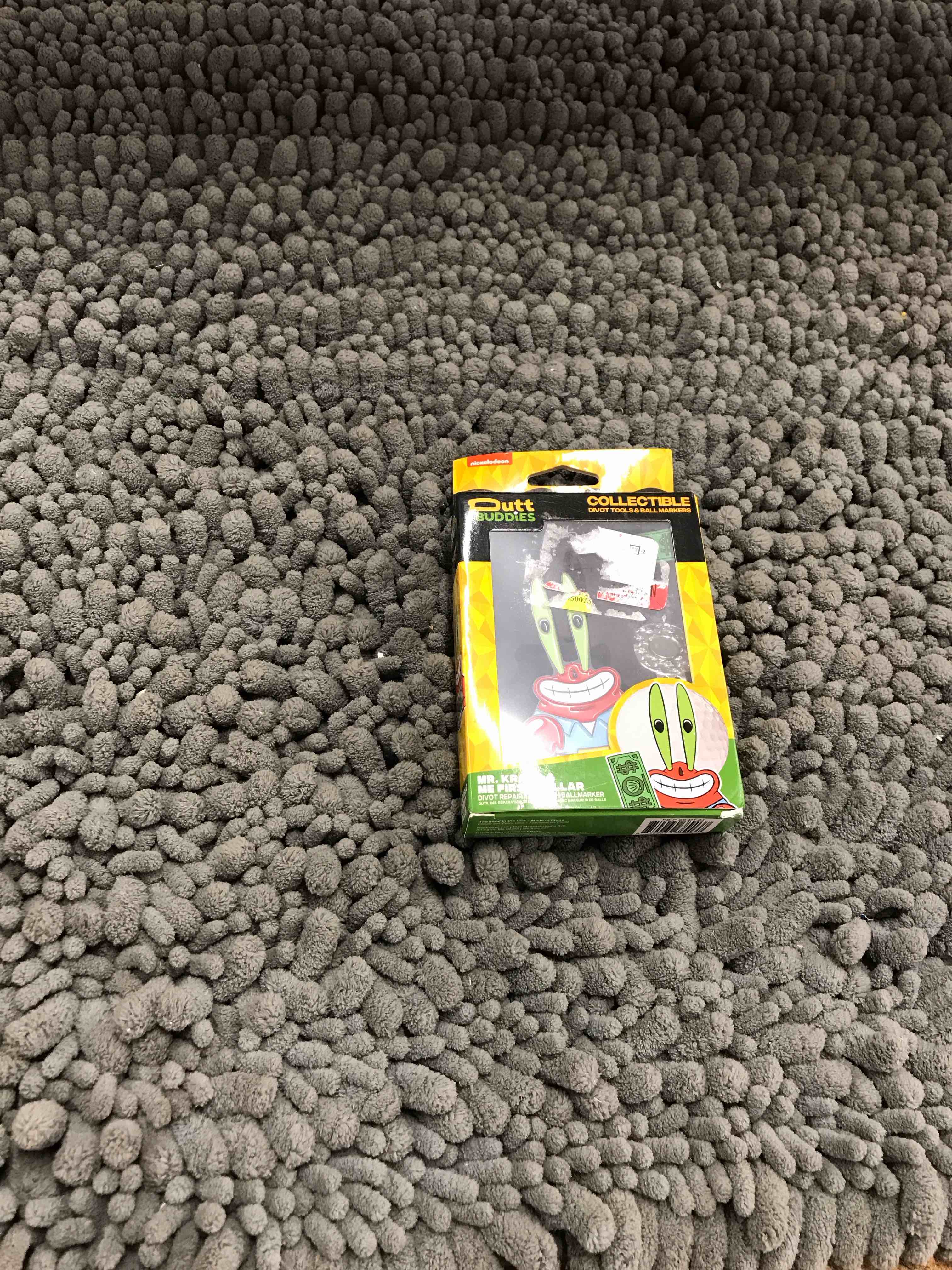 sponge bob collectible mr.krabs & me first dollar