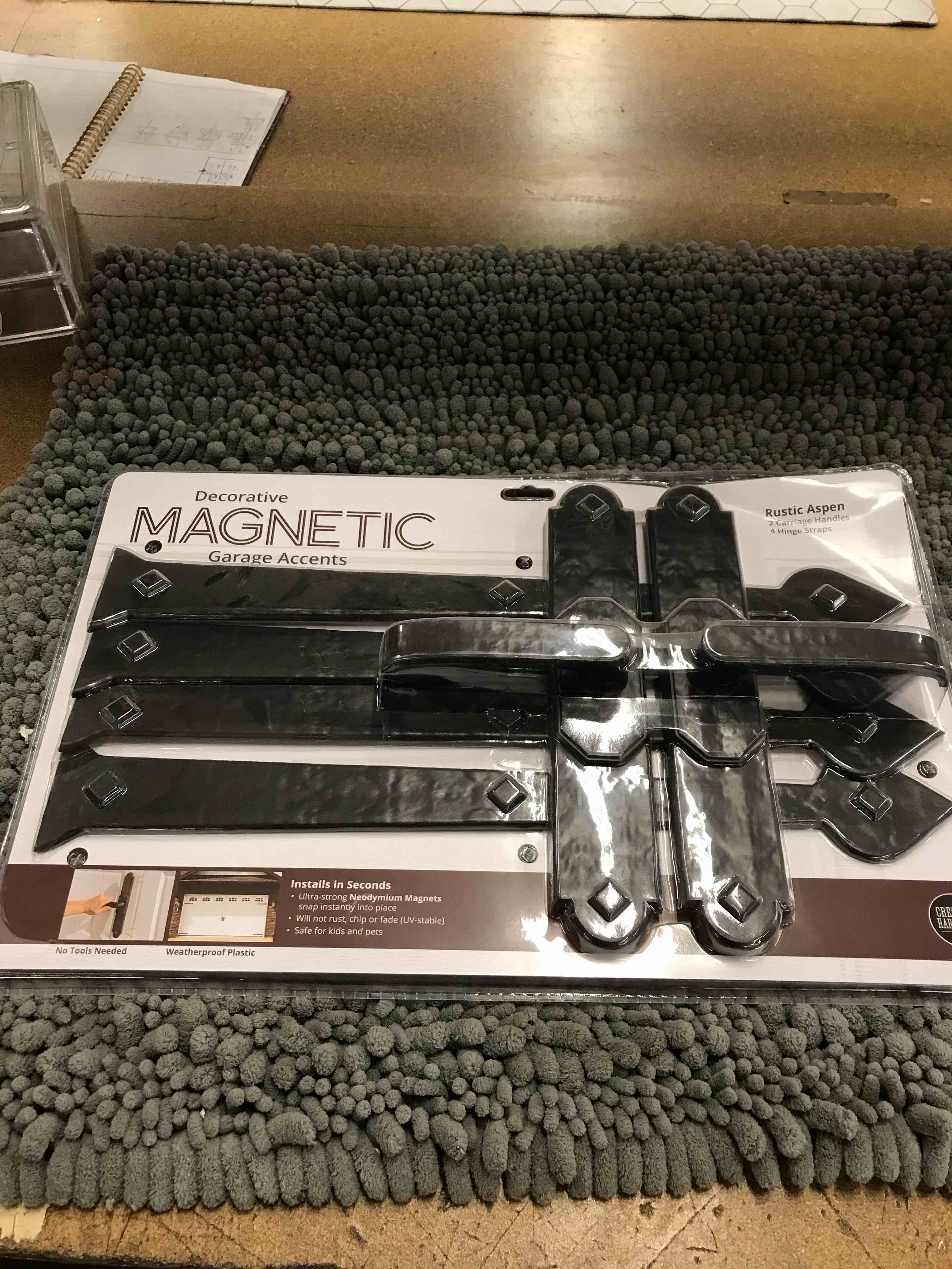 decorative magnetic garage accents