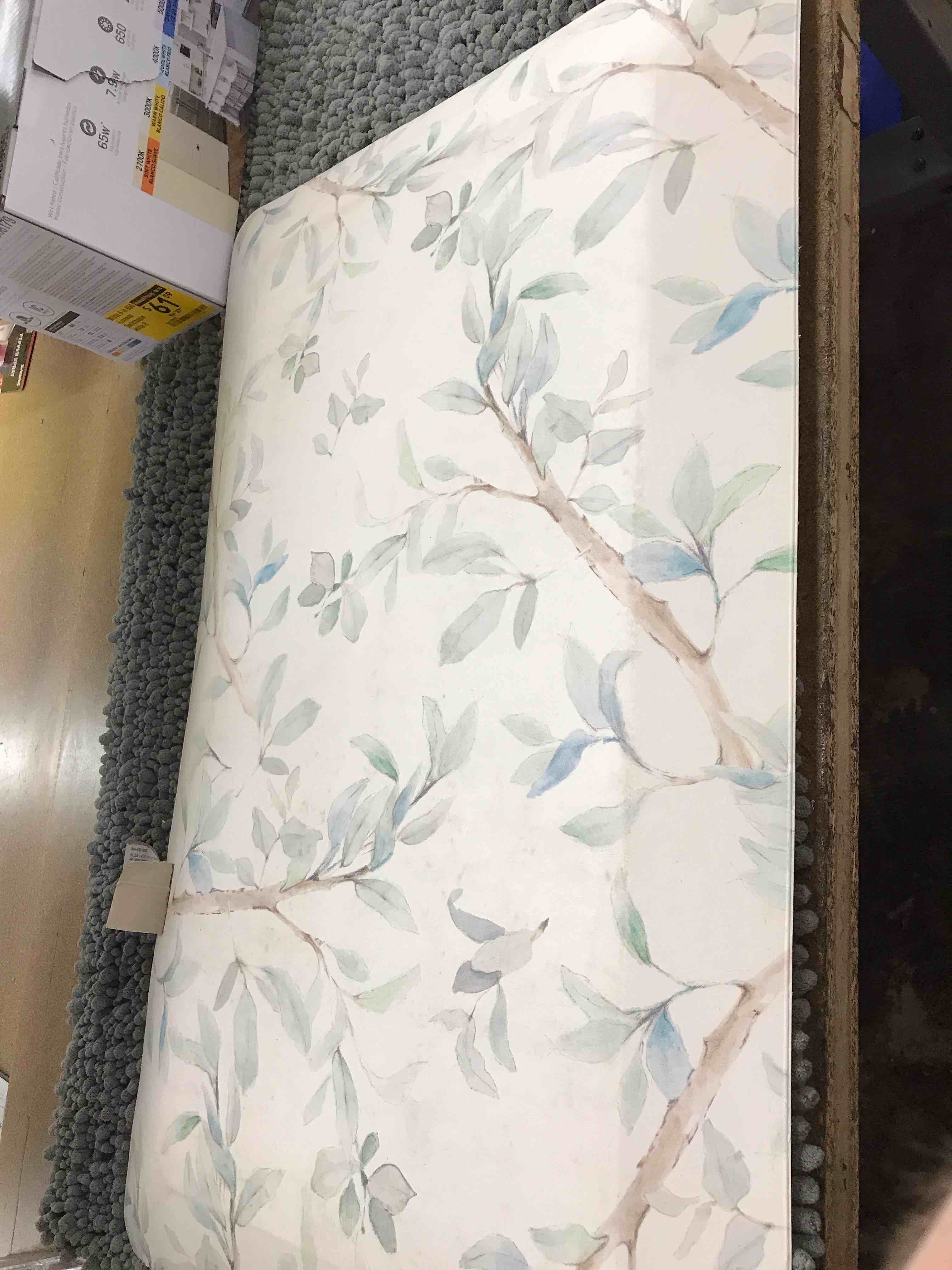 flower design mat