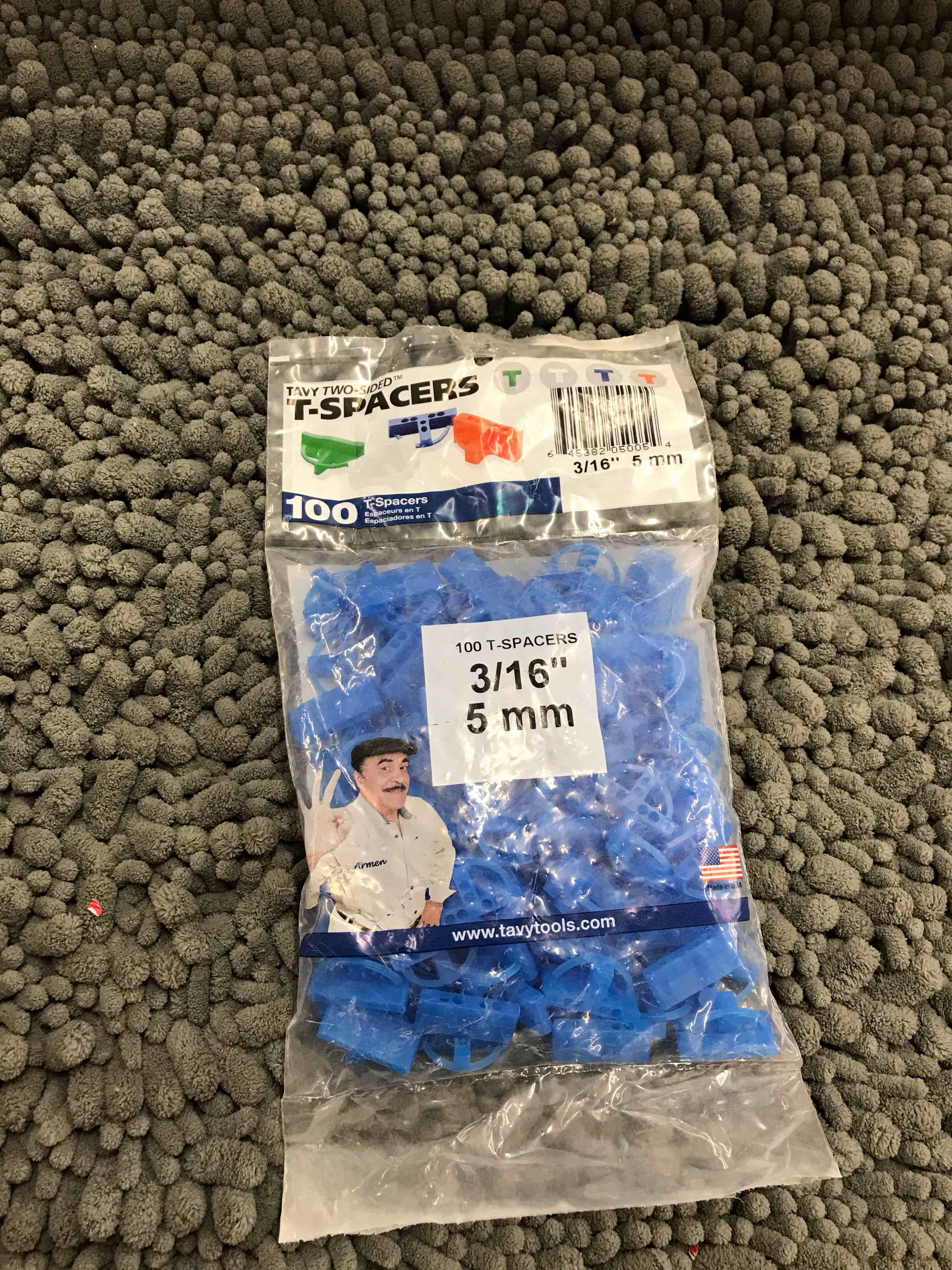 two sided t- spacers