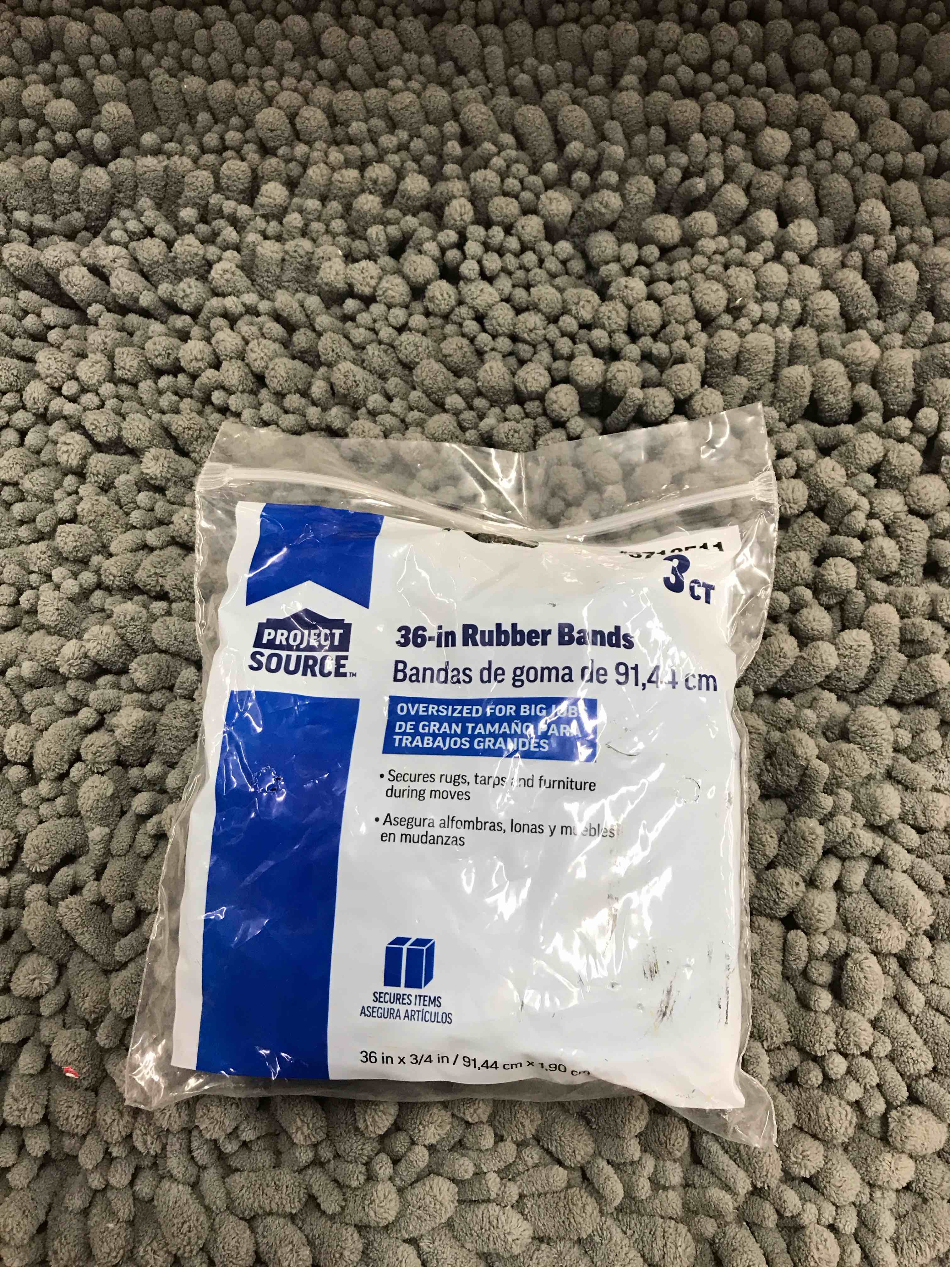 3 ct of 36-in rubber bands