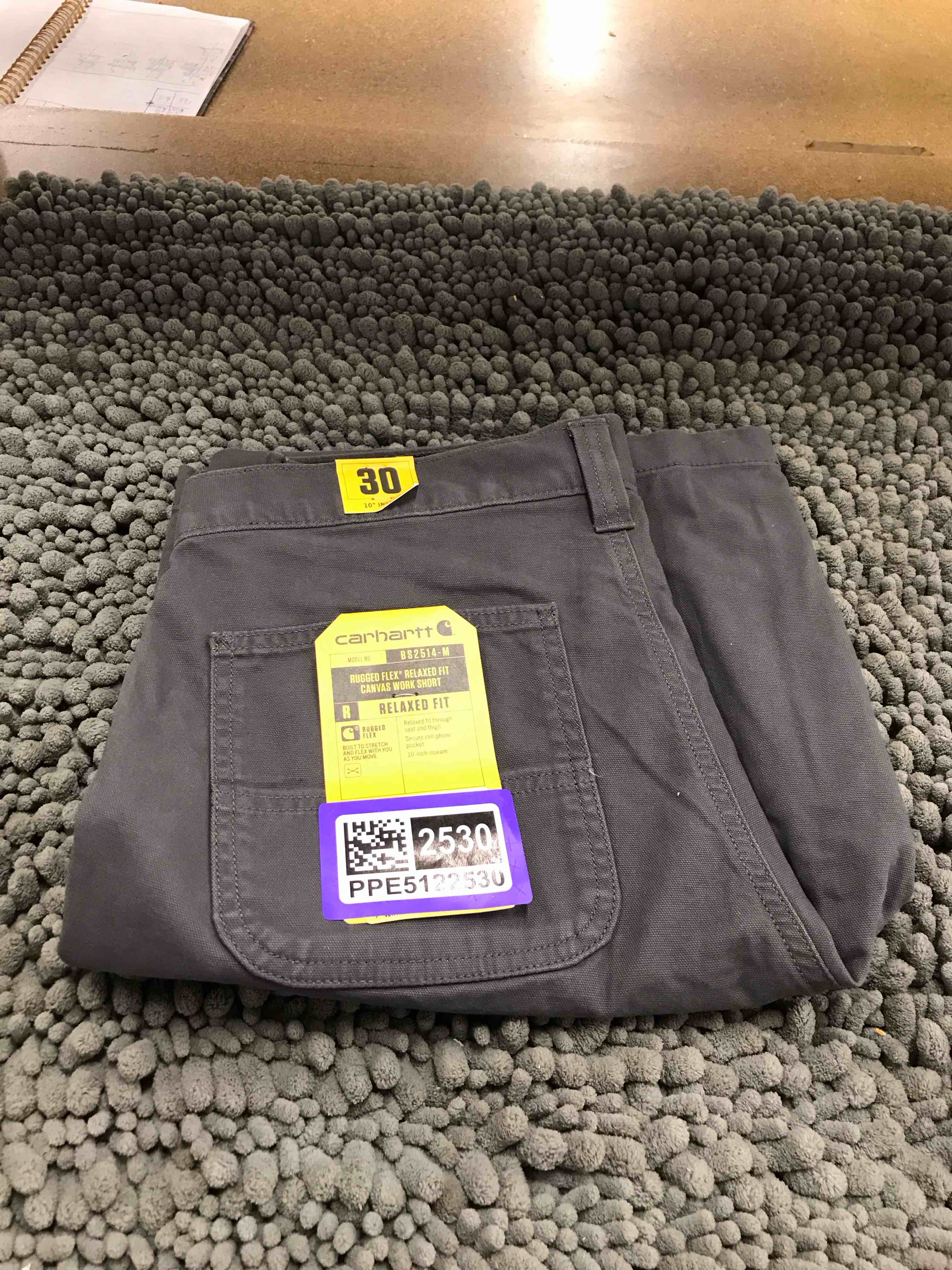 carhartt relaxed fit canvas work short