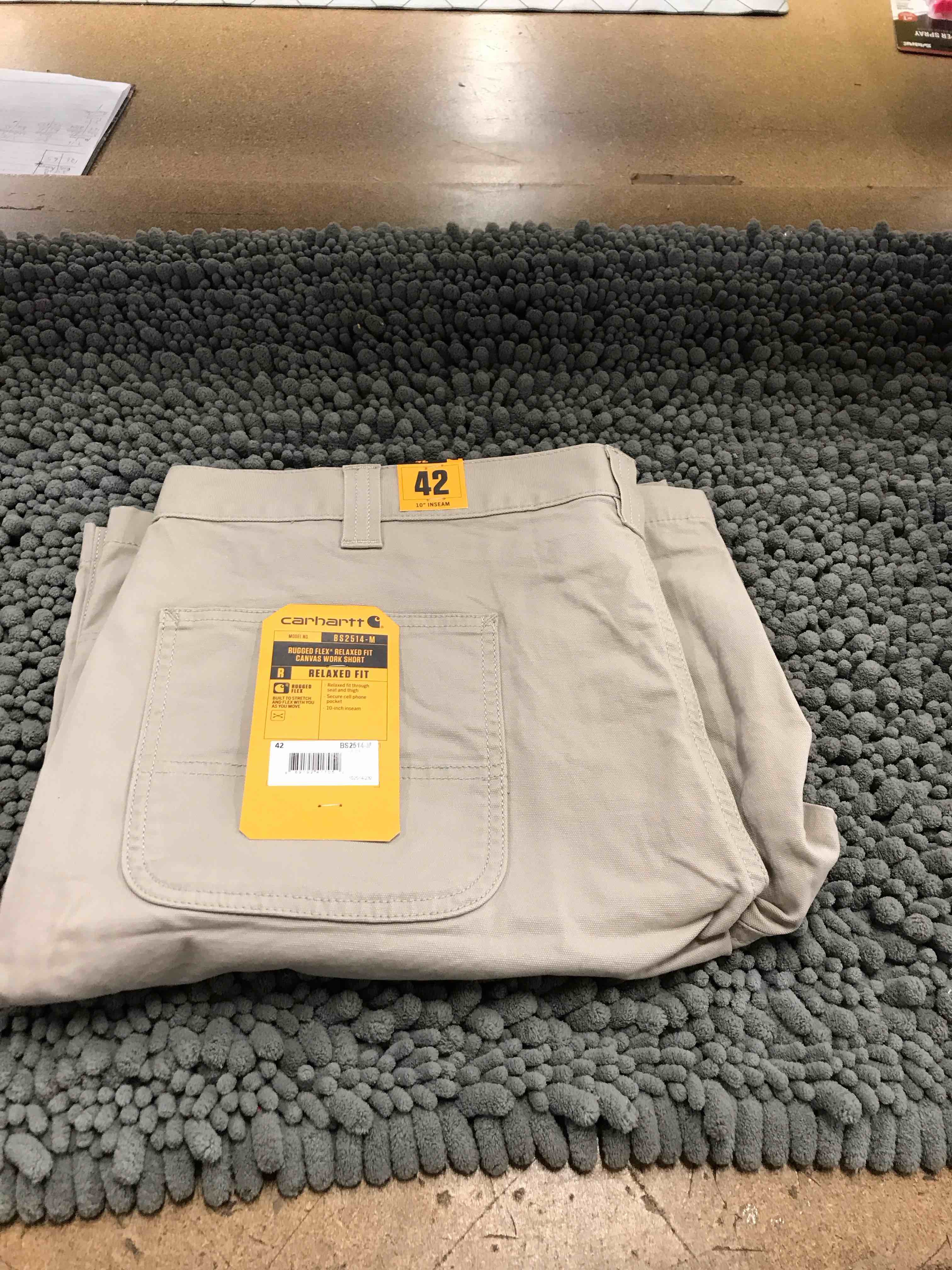 carhartt relaxed fit canvas work shorts