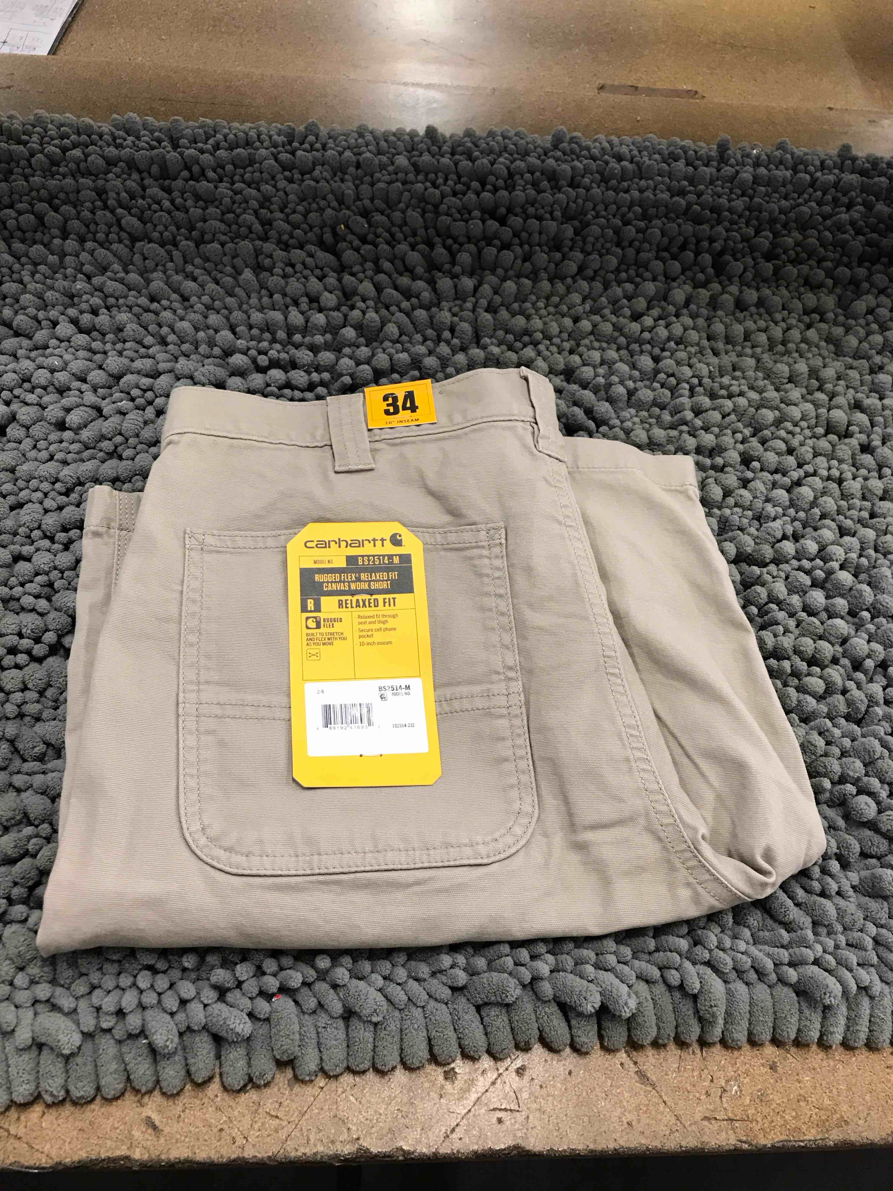 carhartt relaxed fit canvass work short