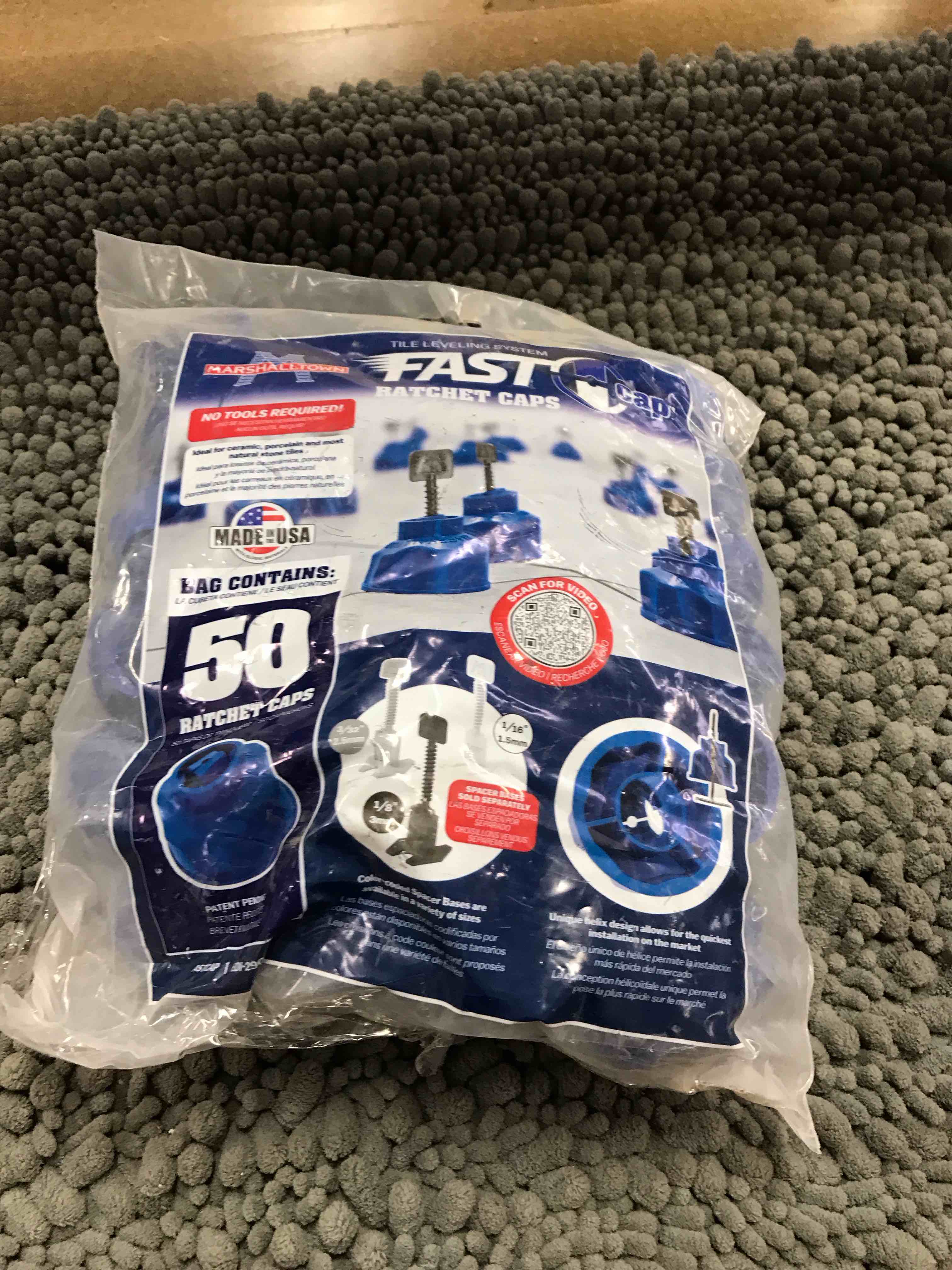 fastcap ratchet cap bag of 50