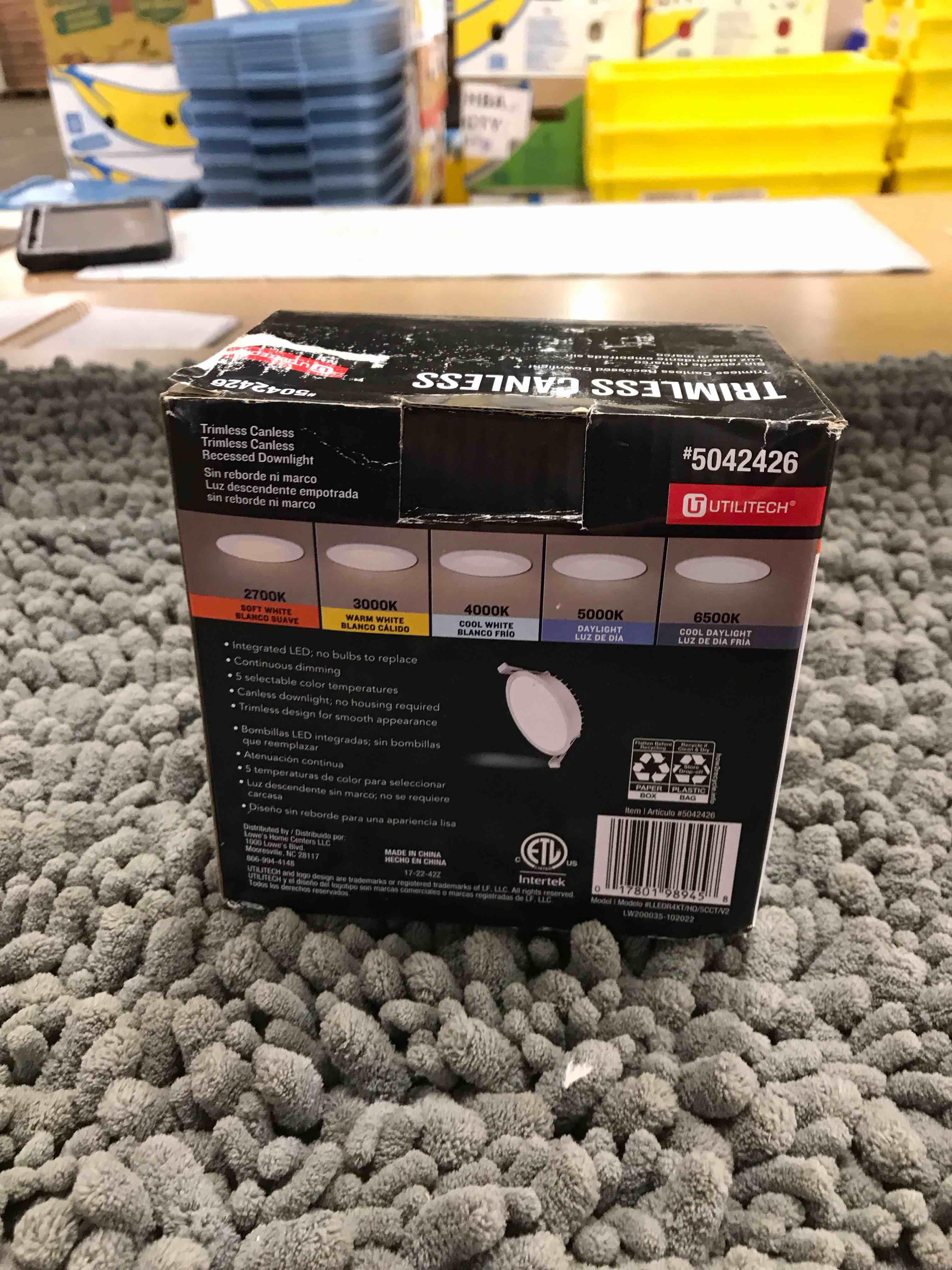 Condition photo showing New/Like New for trimless canless recessed downlight
