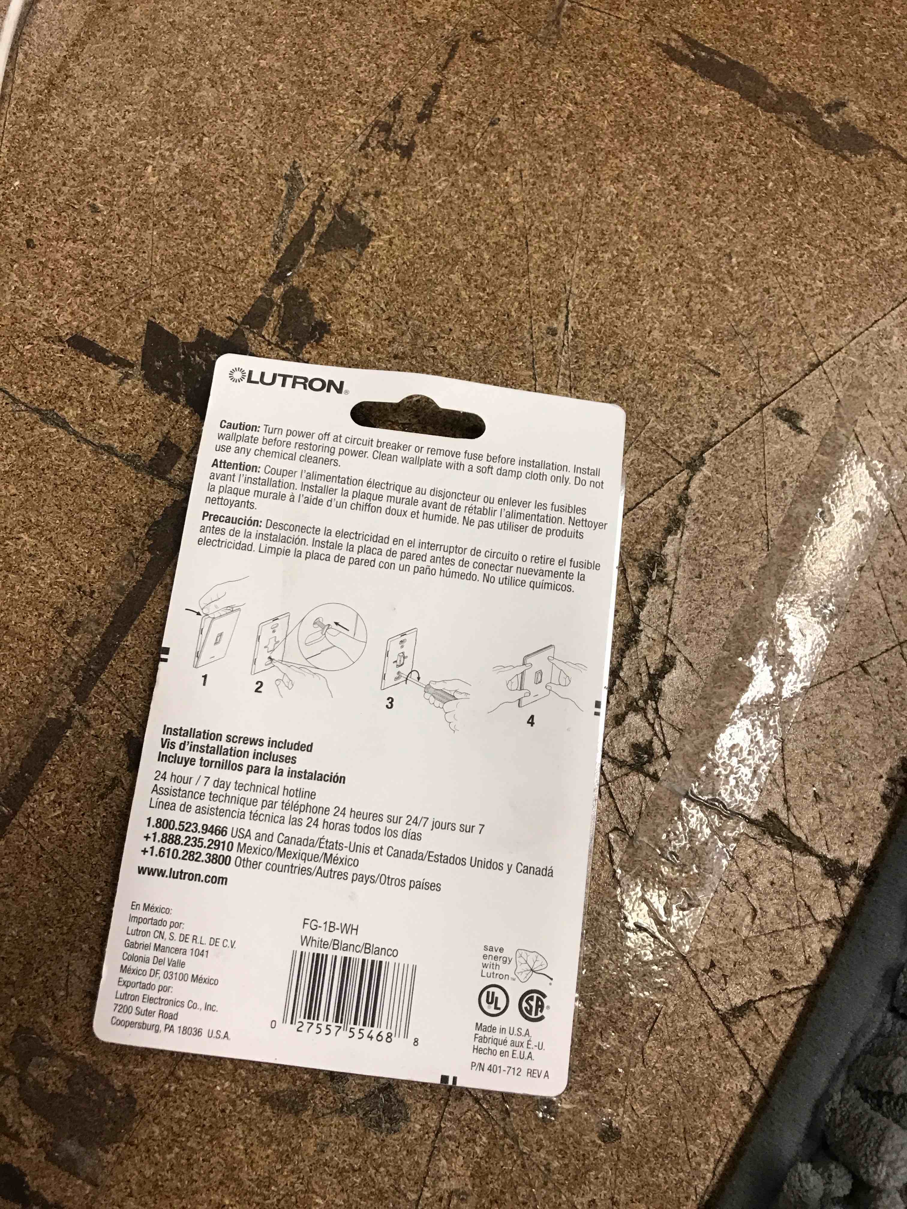 Condition photo showing New/Like New for gloss finish wallplate