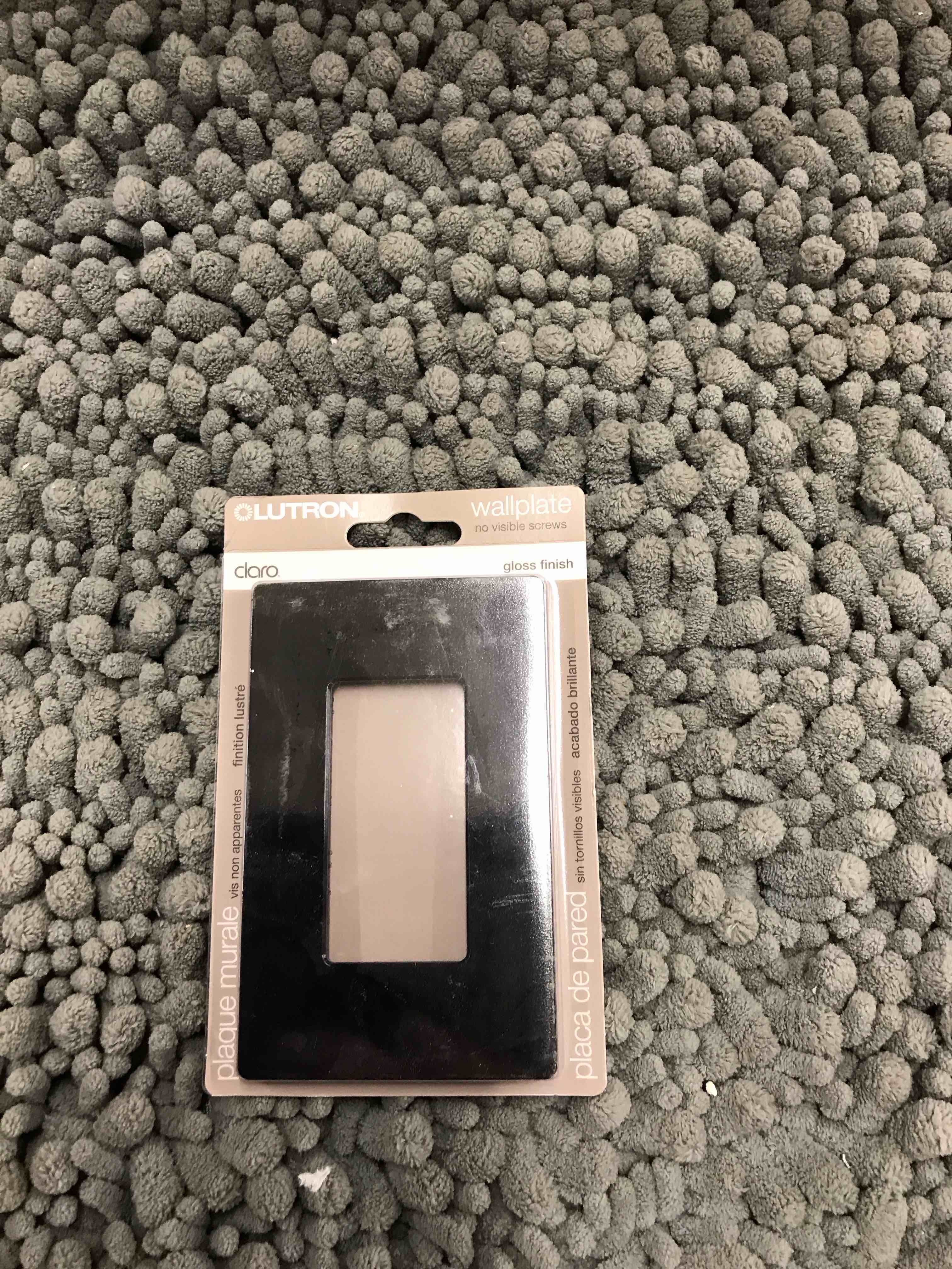 gloss finish wallplate