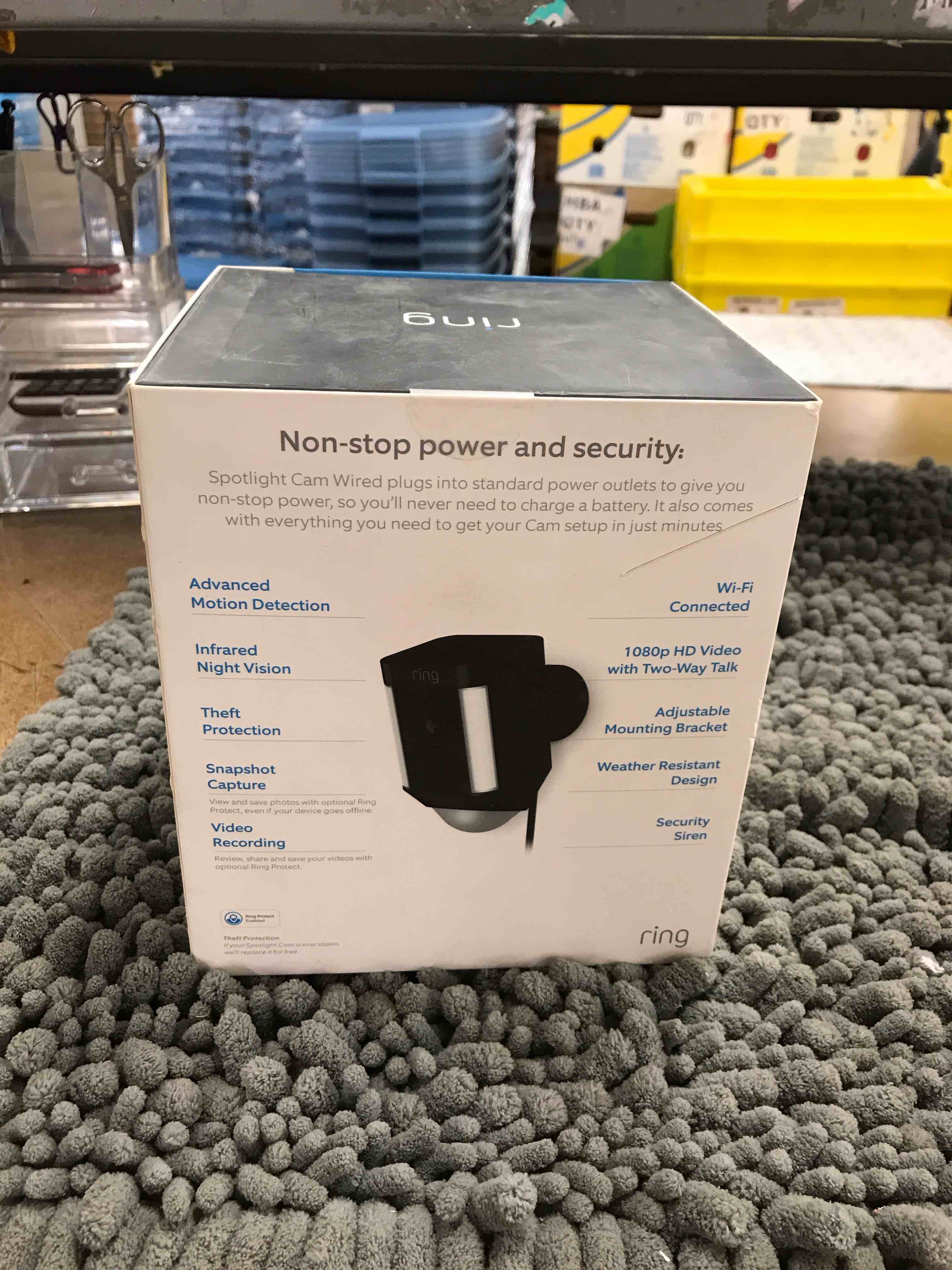 Condition photo showing New/Like New for ring spotlight cam wired