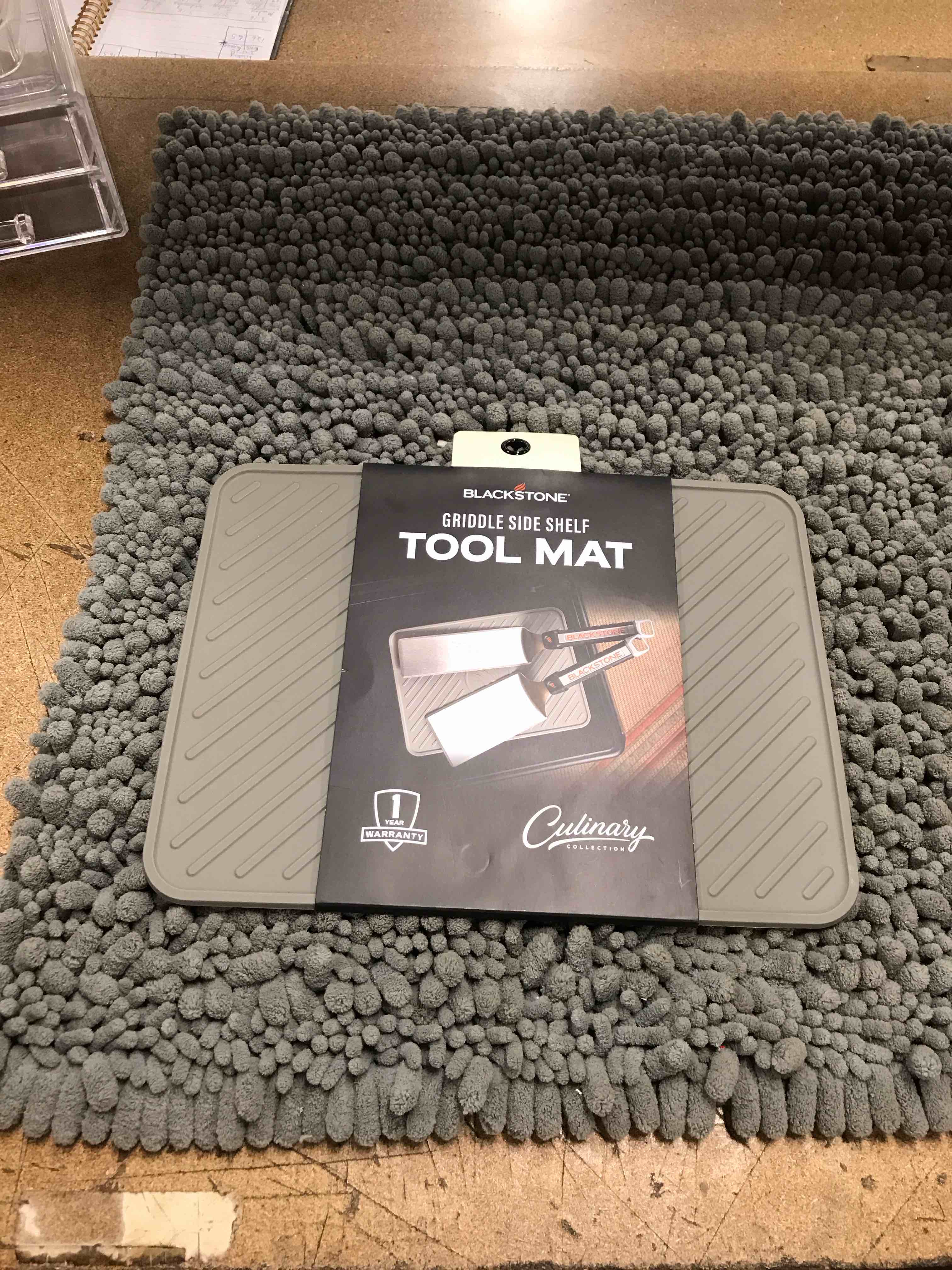 griddle side shelf tool mat