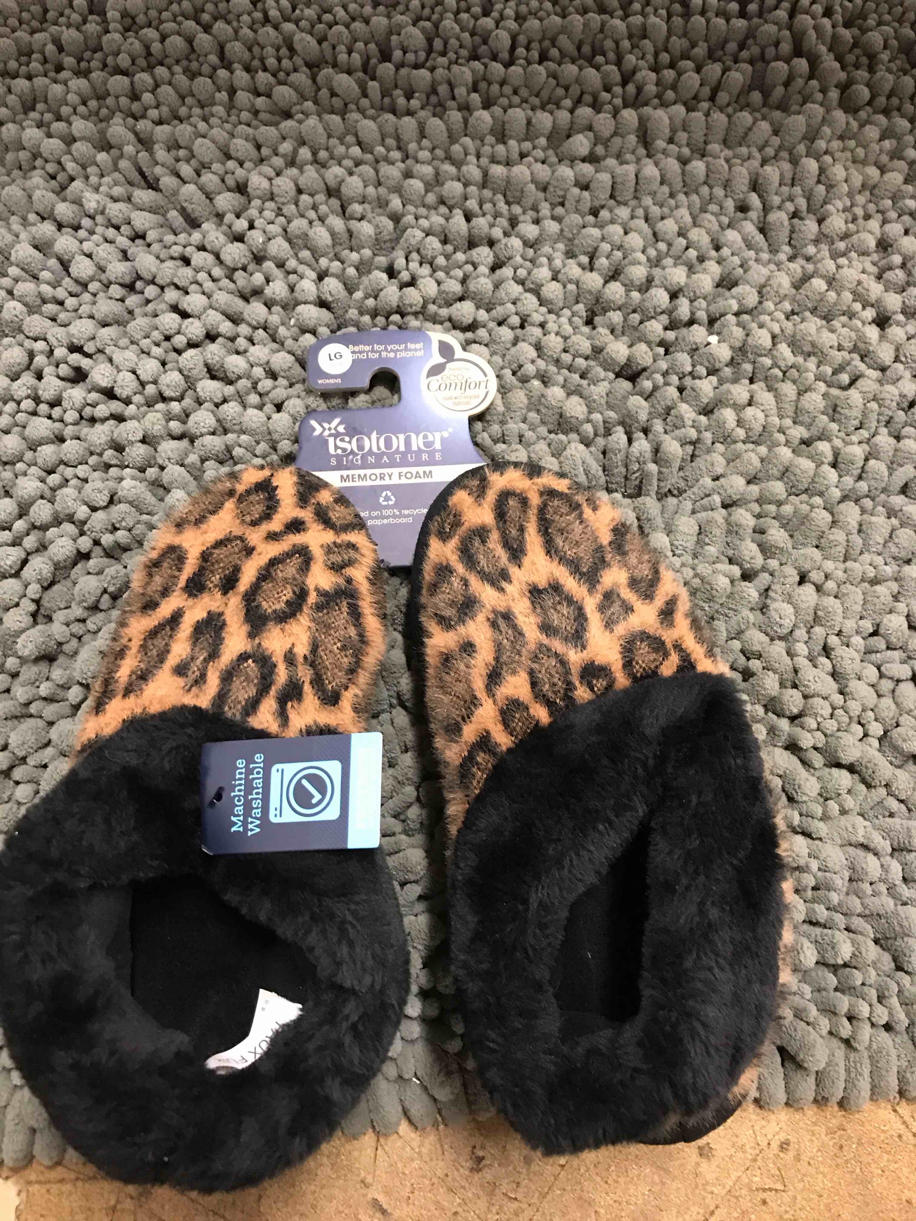 isotoner signature memory foam slippers