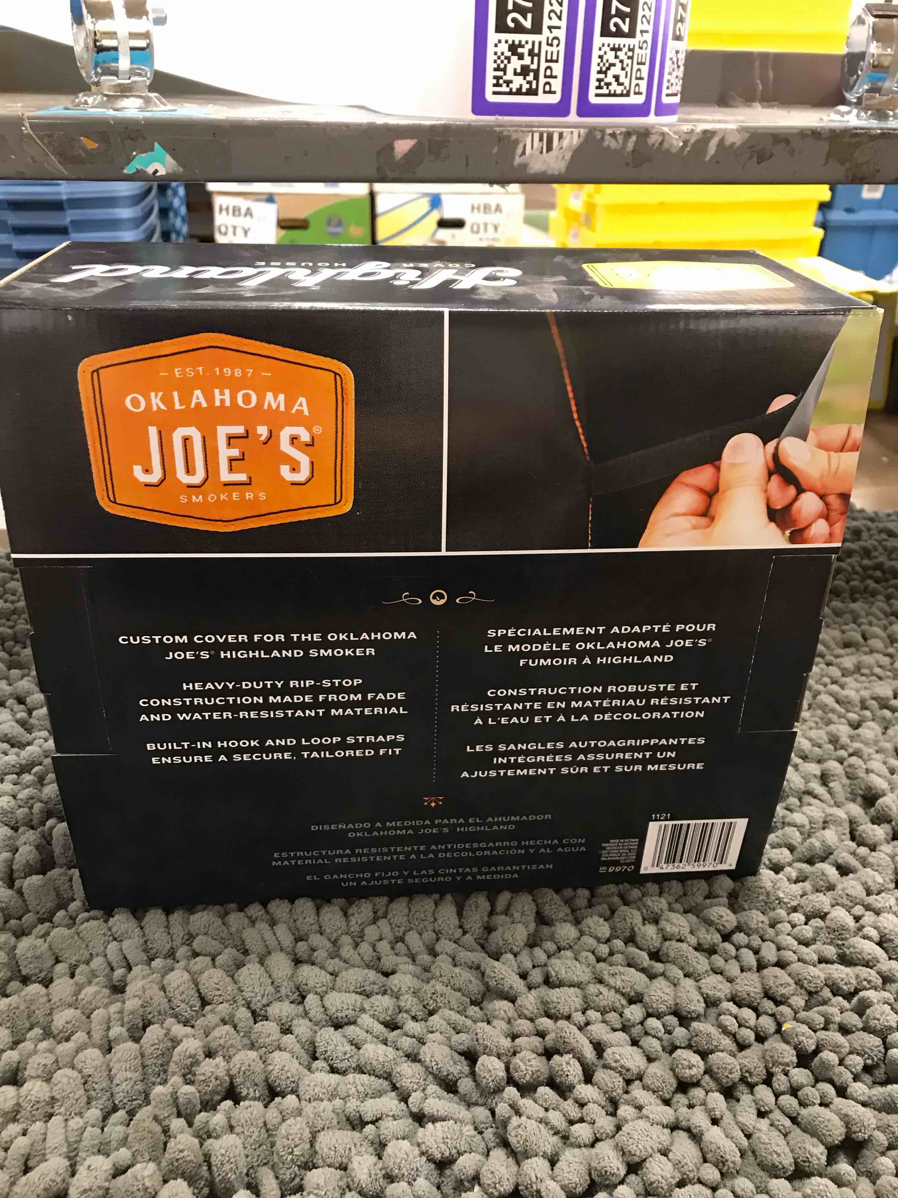 Condition photo showing New/Like New for oklahoma joe’s smokers grill cover