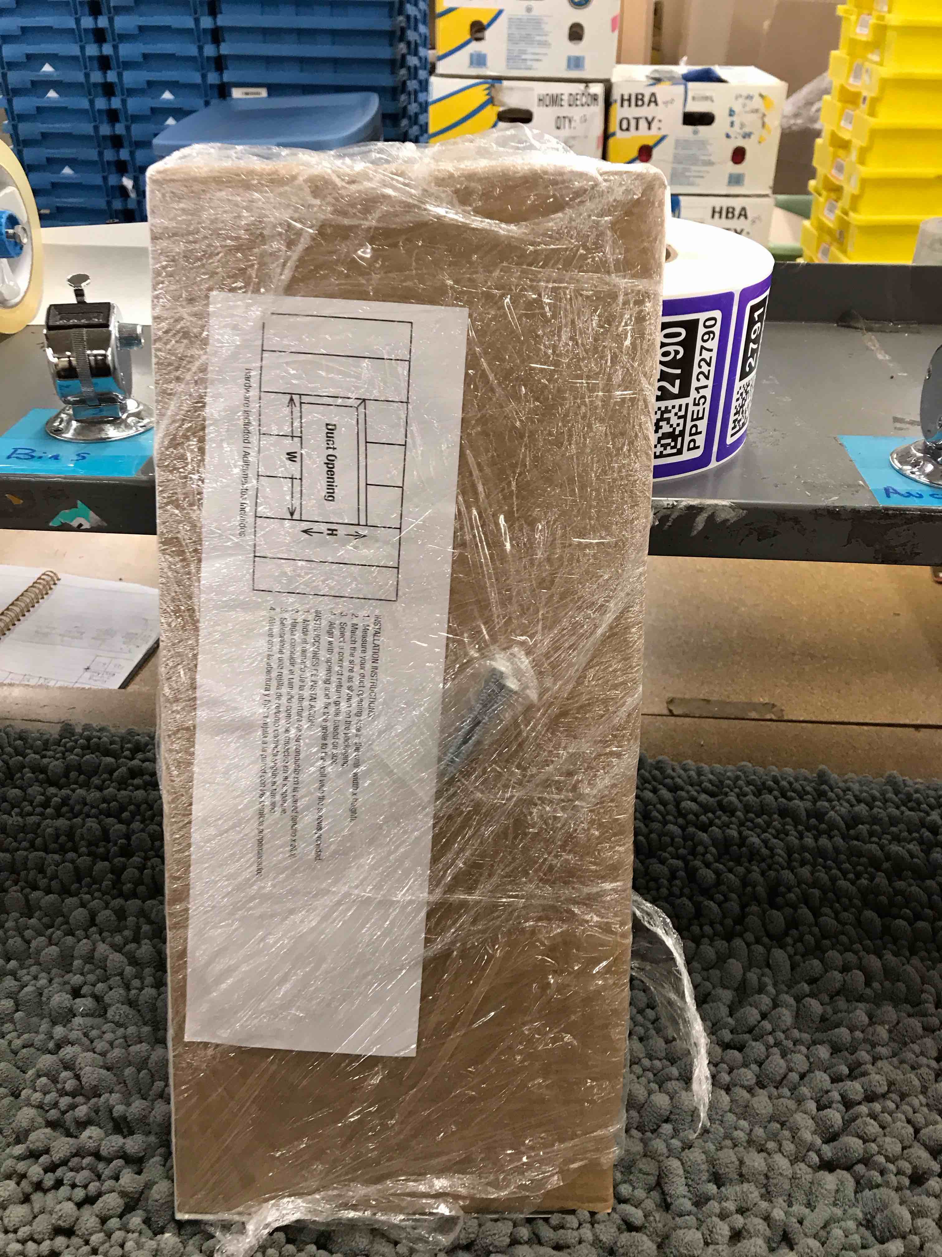 Condition photo showing New/Like New for 16x6 in return grill