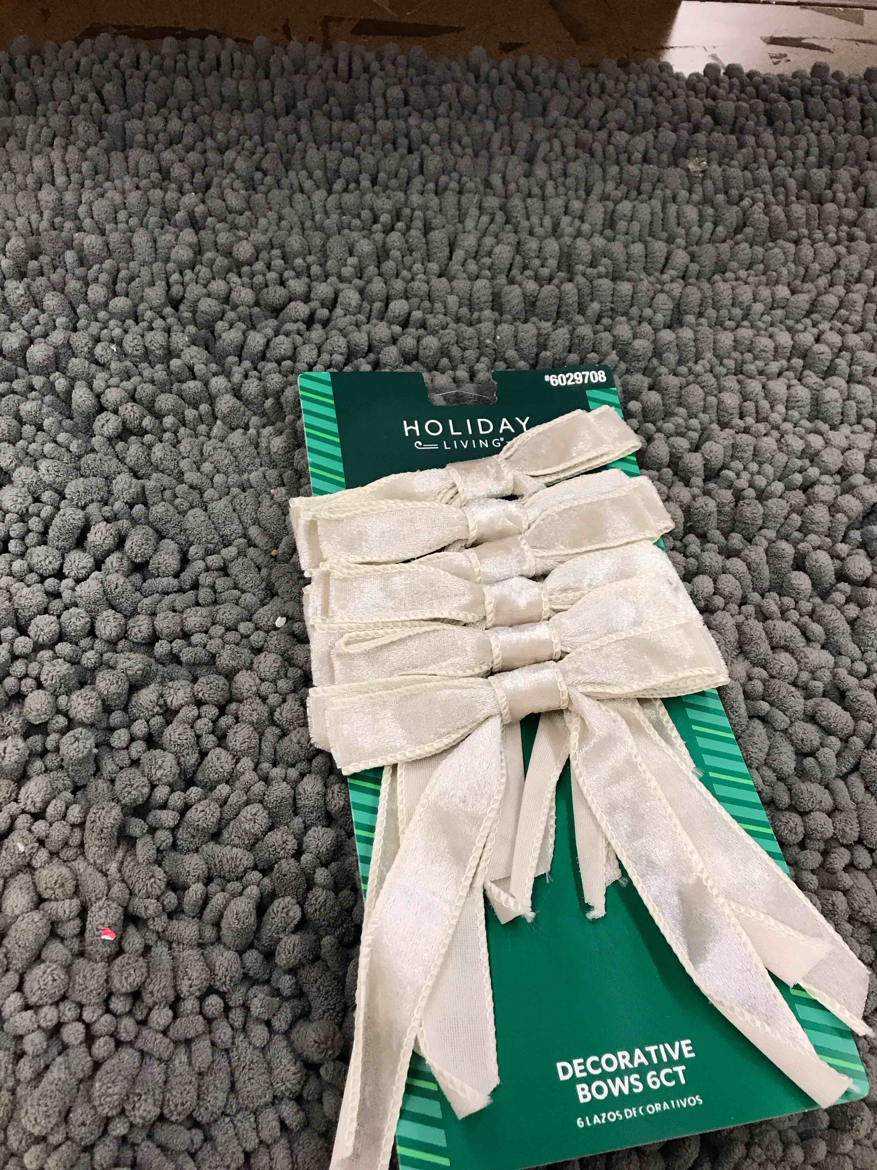 holiday living 6ct decorative bows