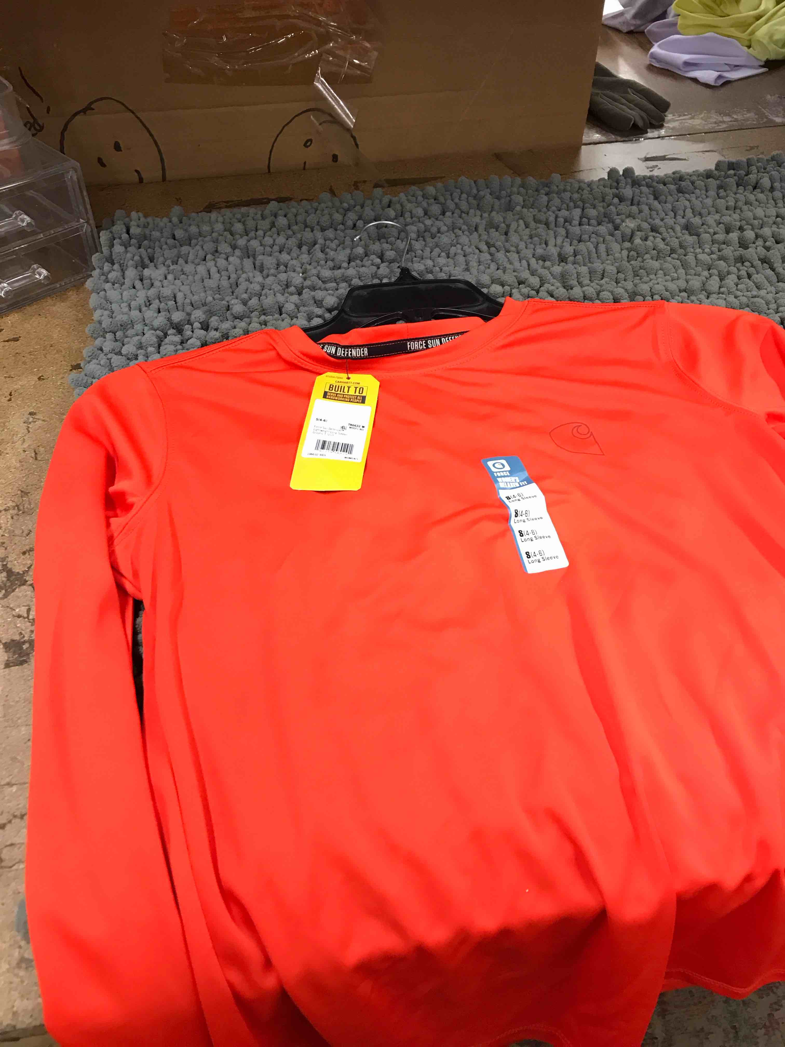 Condition photo showing New/Like New for carhartt women's 106632 women's force® sun defender™ relaxed