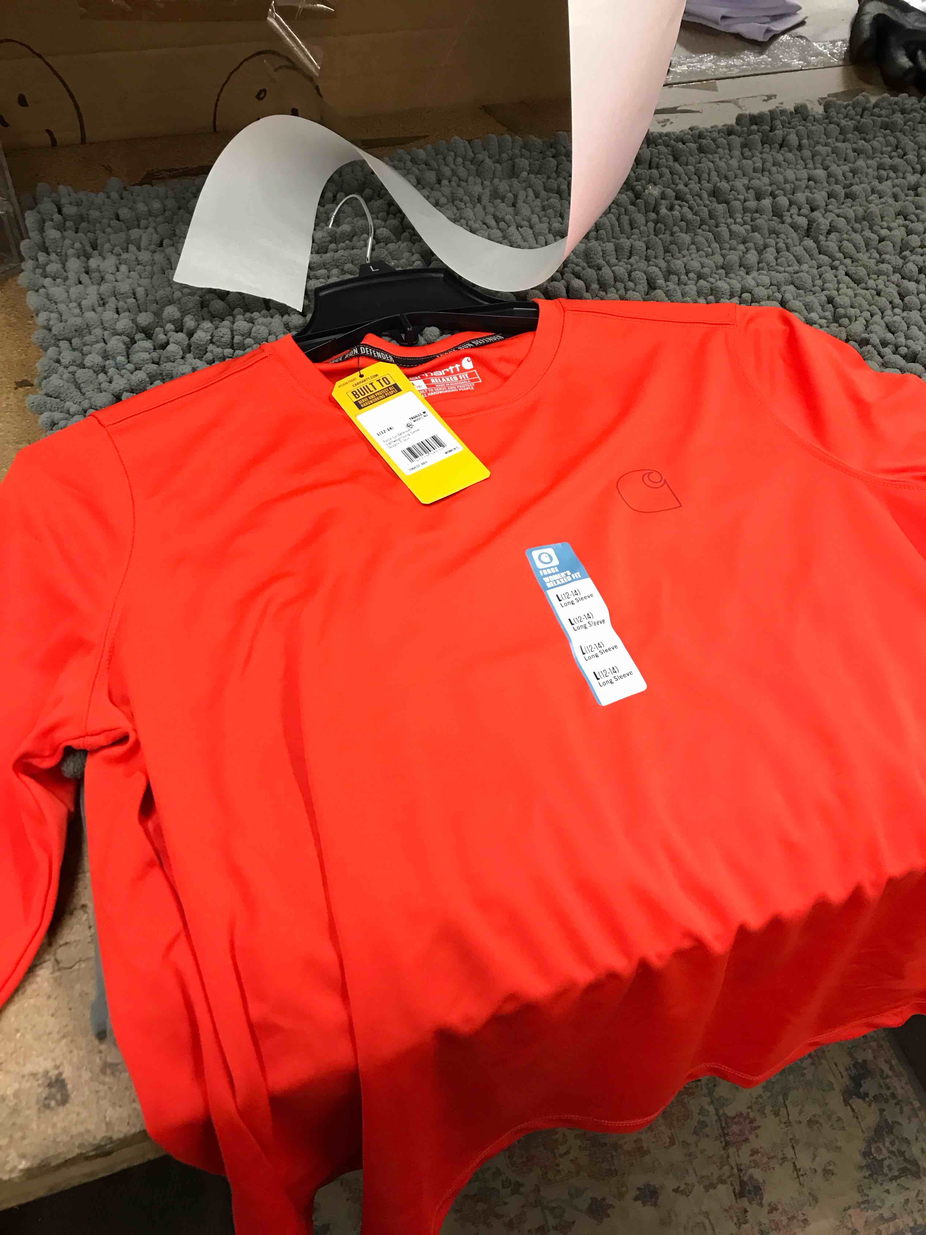 Condition photo showing New/Like New for carhartt women's 106632 women's force® sun defender™ relaxed