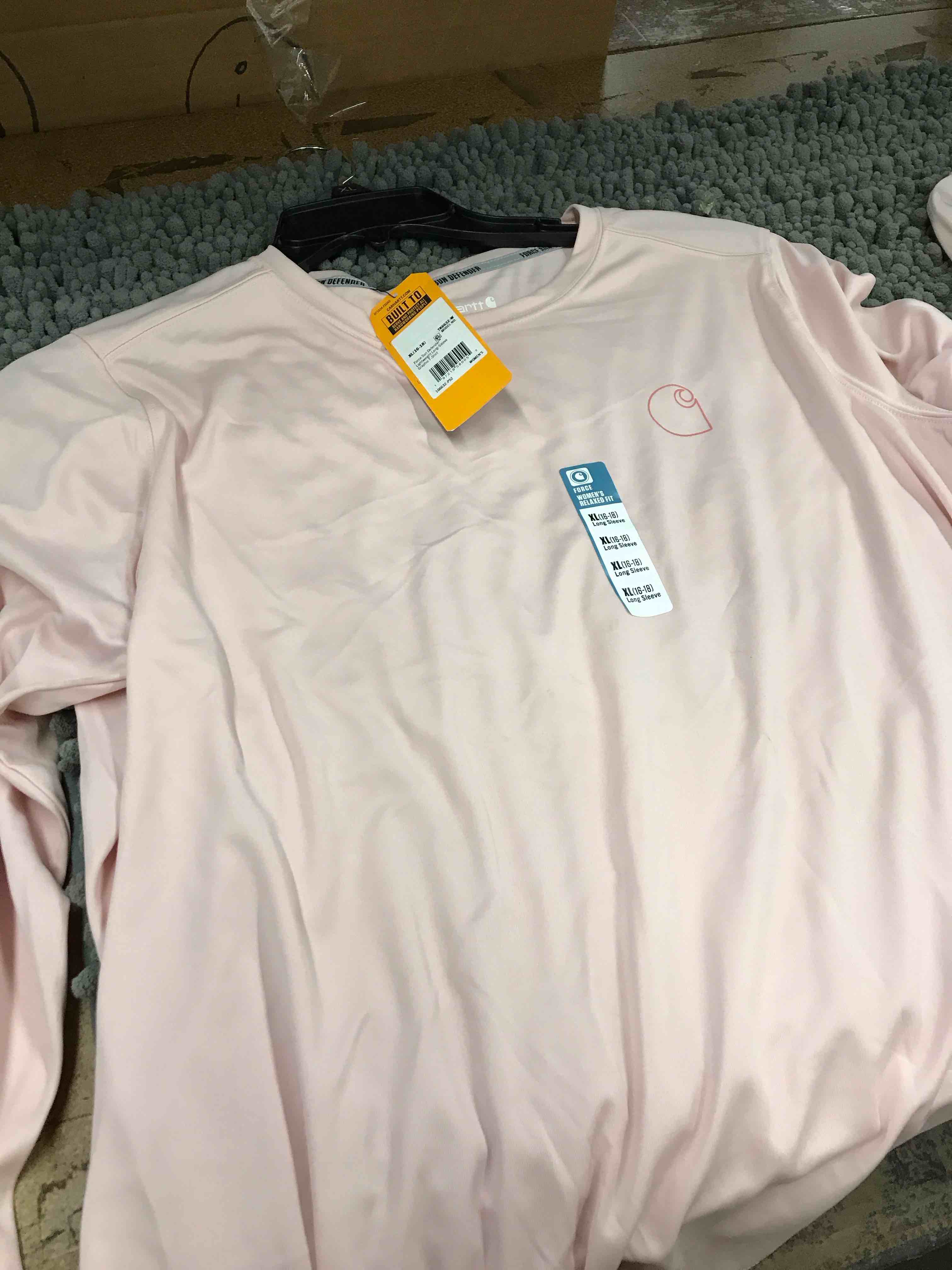 Condition photo showing New/Like New for carhartt women's 106632 women's force® sun defender™ relaxed
