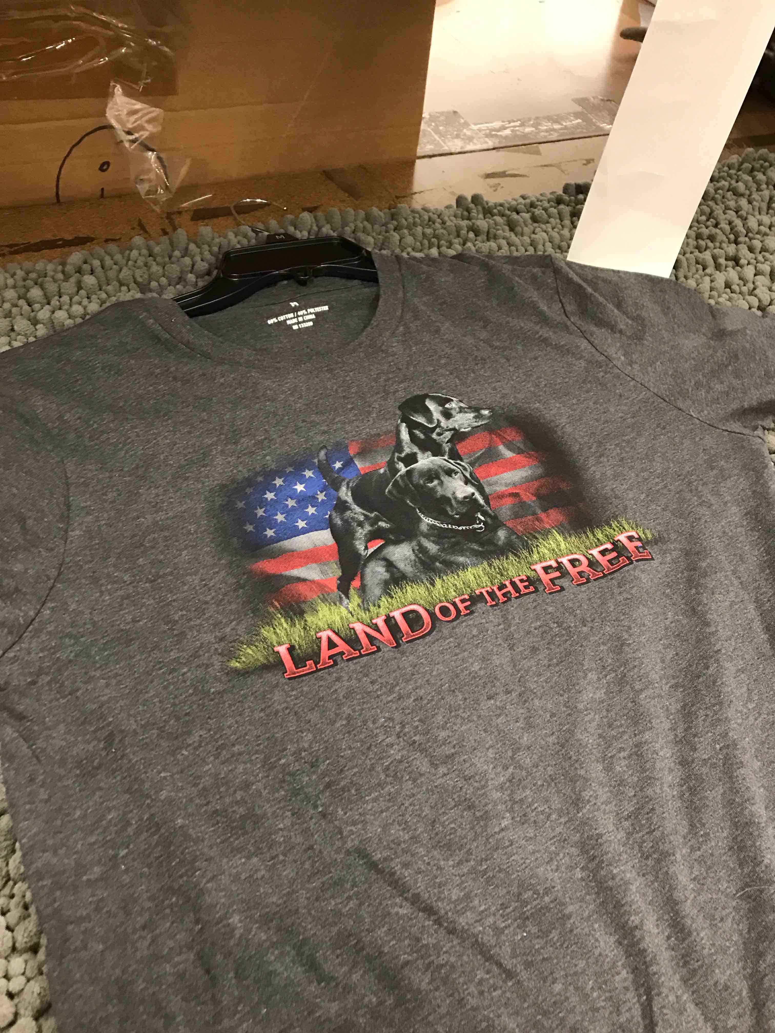 Condition photo showing New/Like New for tee shirt