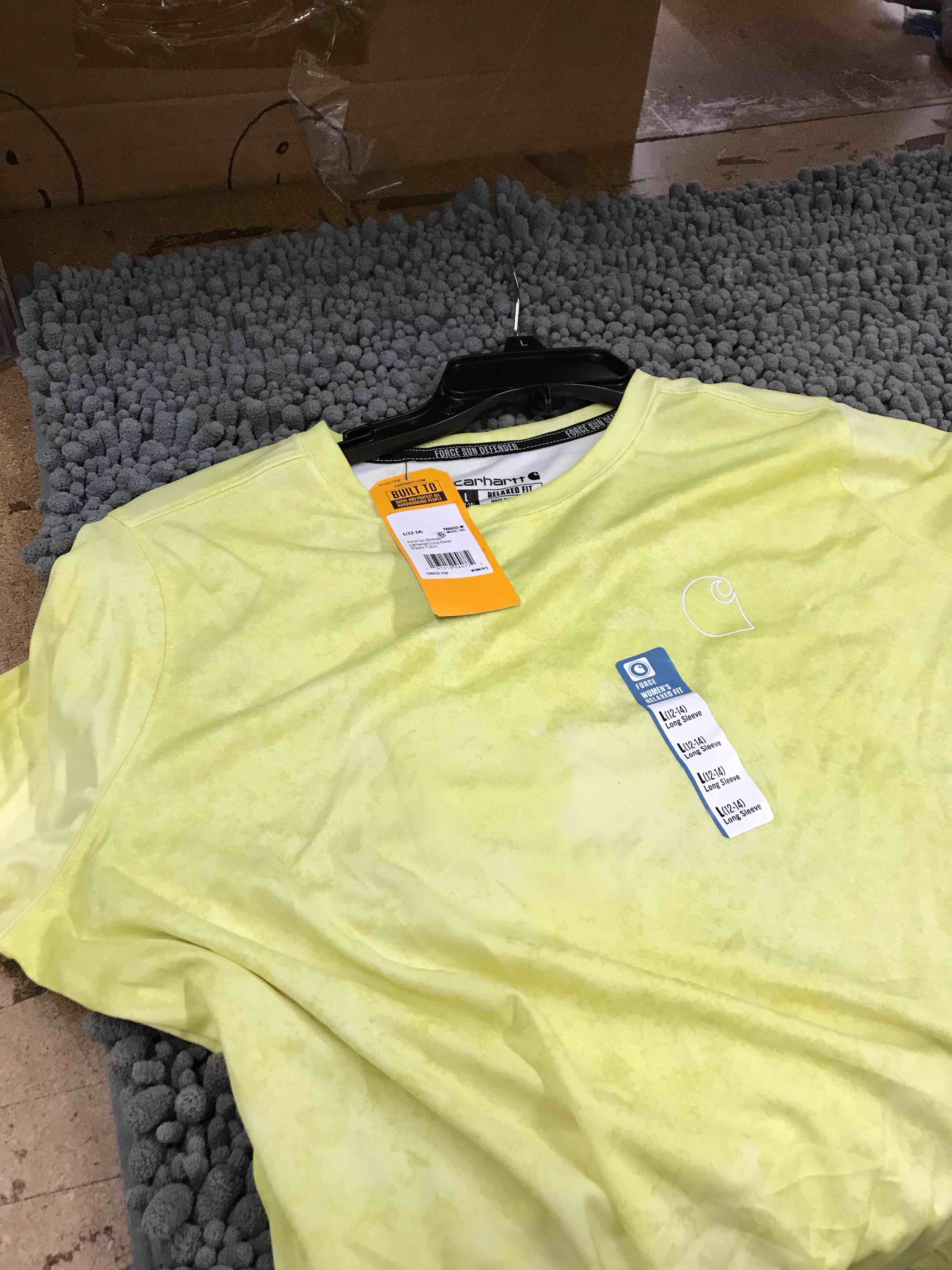 Condition photo showing New/Like New for carhartt women's 106632 women's force® sun defender™ relaxed