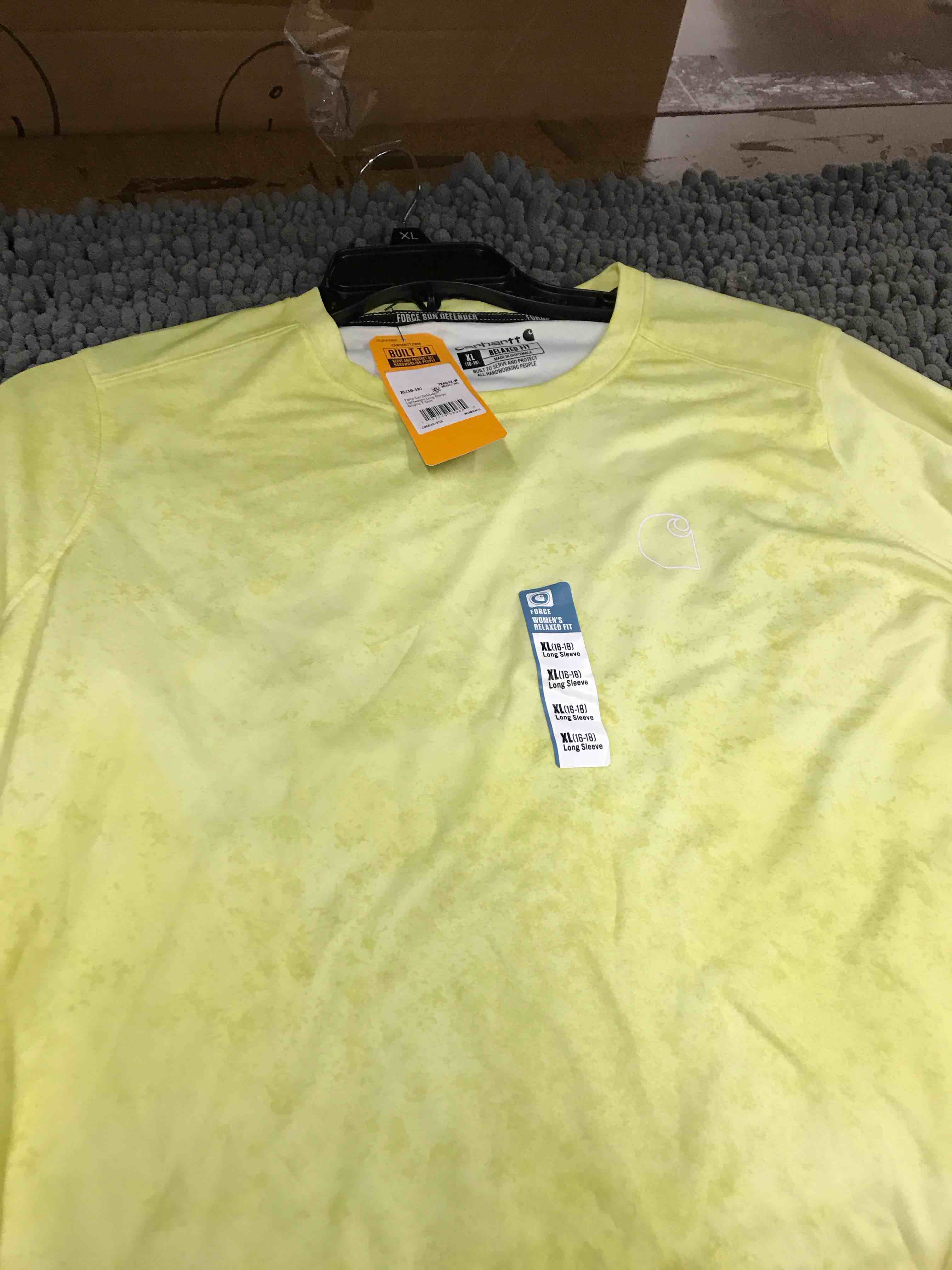 Condition photo showing New/Like New for carhartt women's 106632 women's force® sun defender™ relaxed