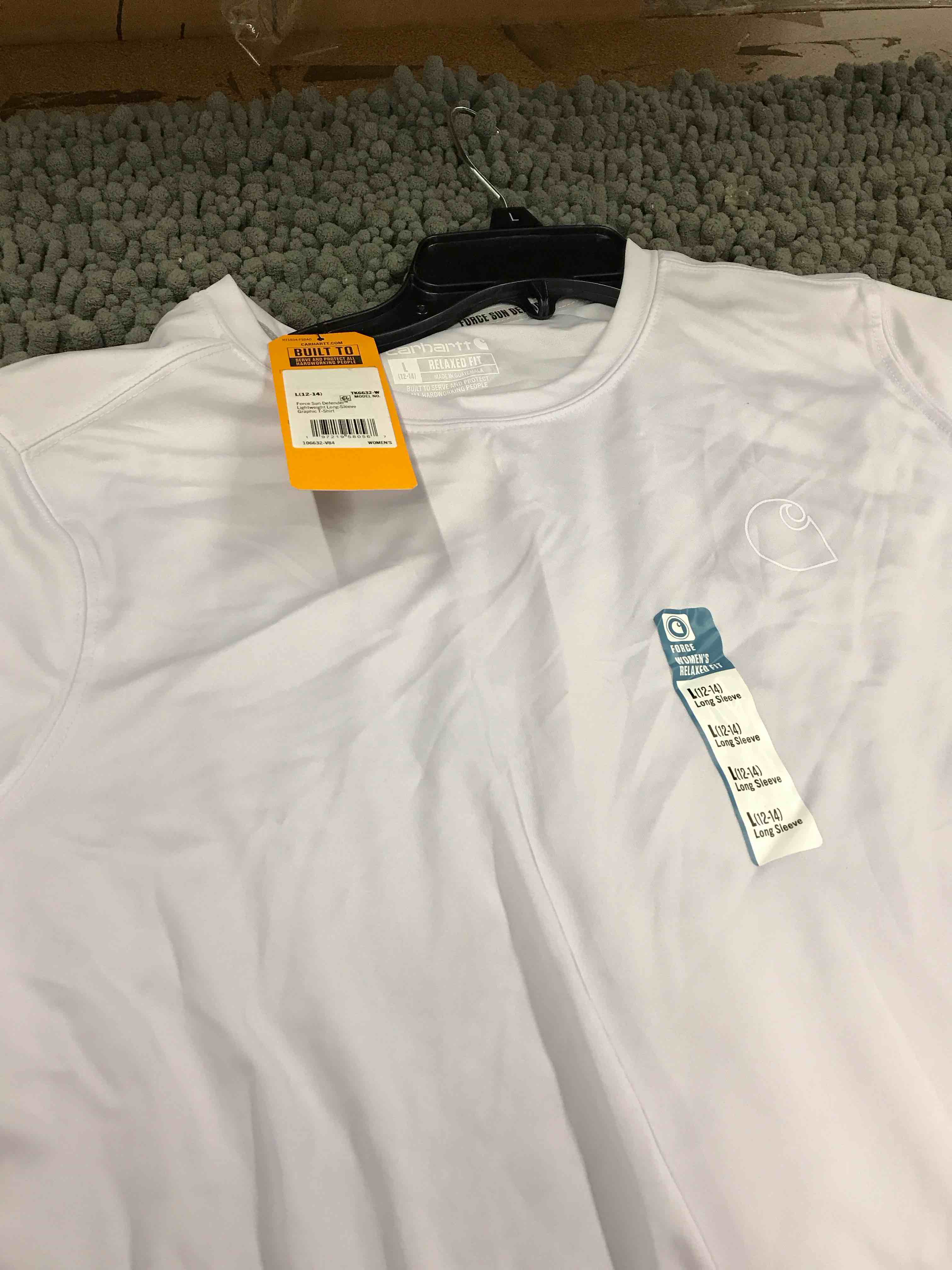 Condition photo showing New/Like New for carhartt women's 106632 women's force® sun defender™ relaxed