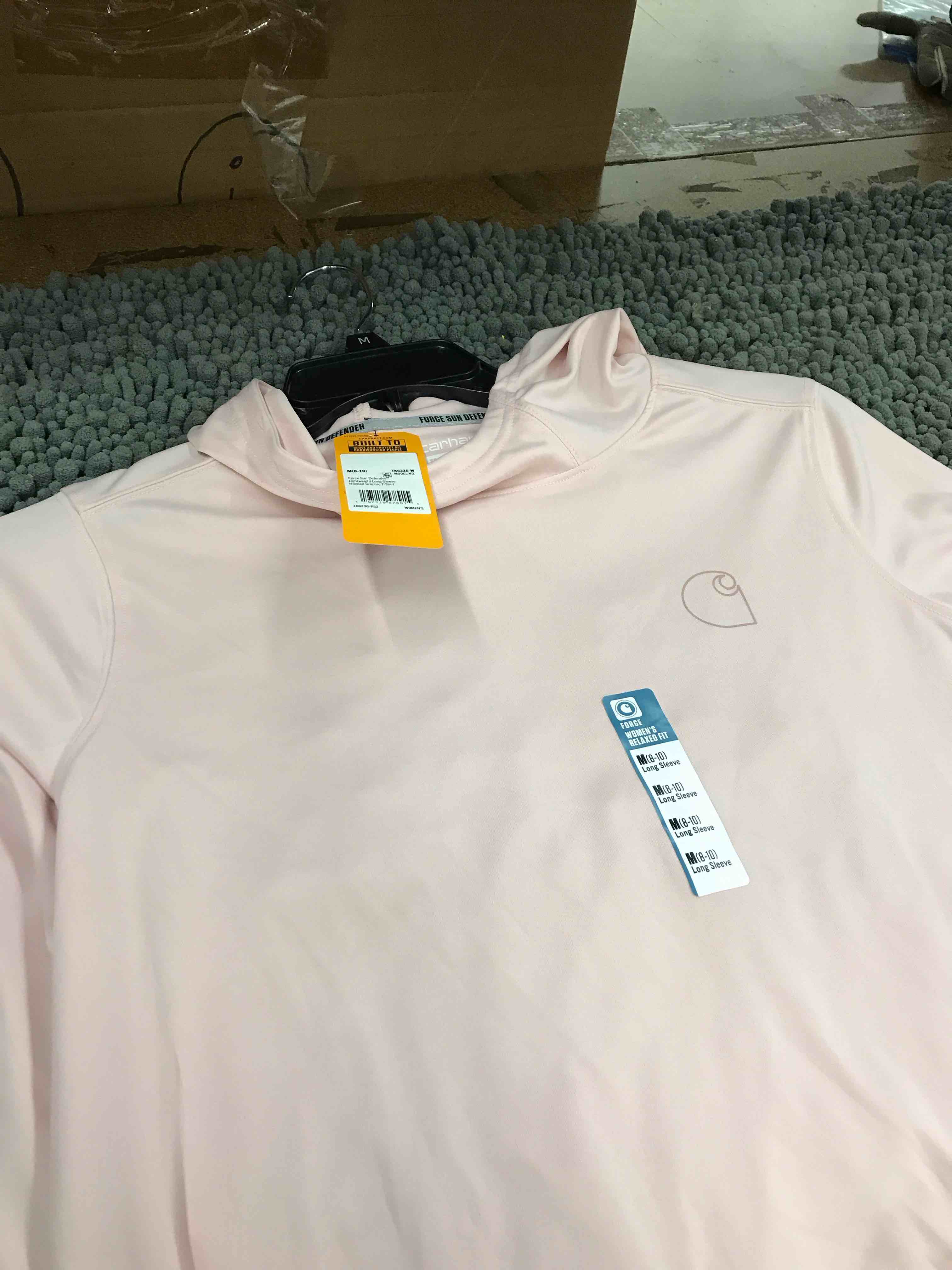 Condition photo showing New/Like New for carhartt women's 106236 women's force® sun defender lightweight long-sl