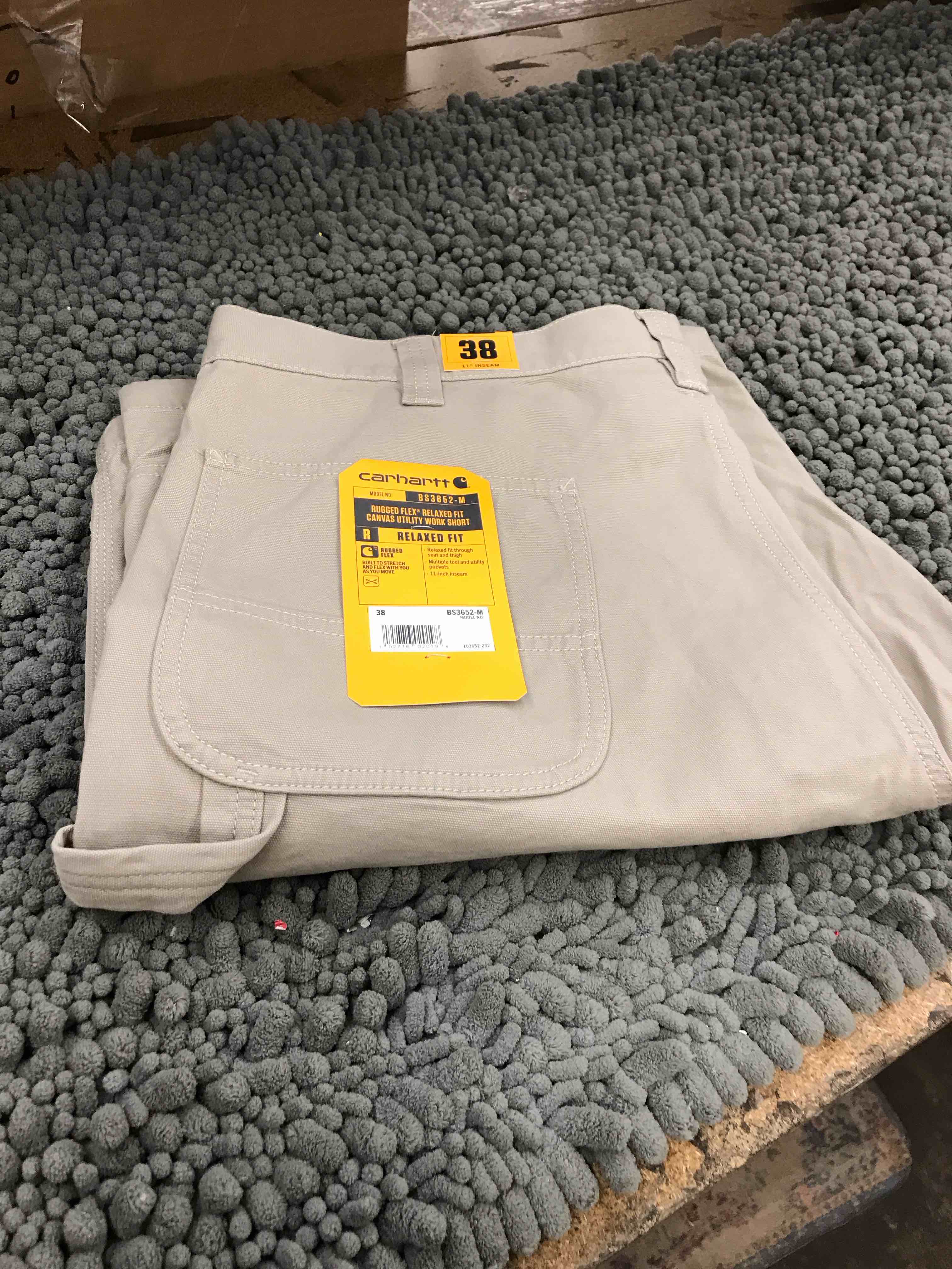 carhartt relaxed fit canvas utility work shorts