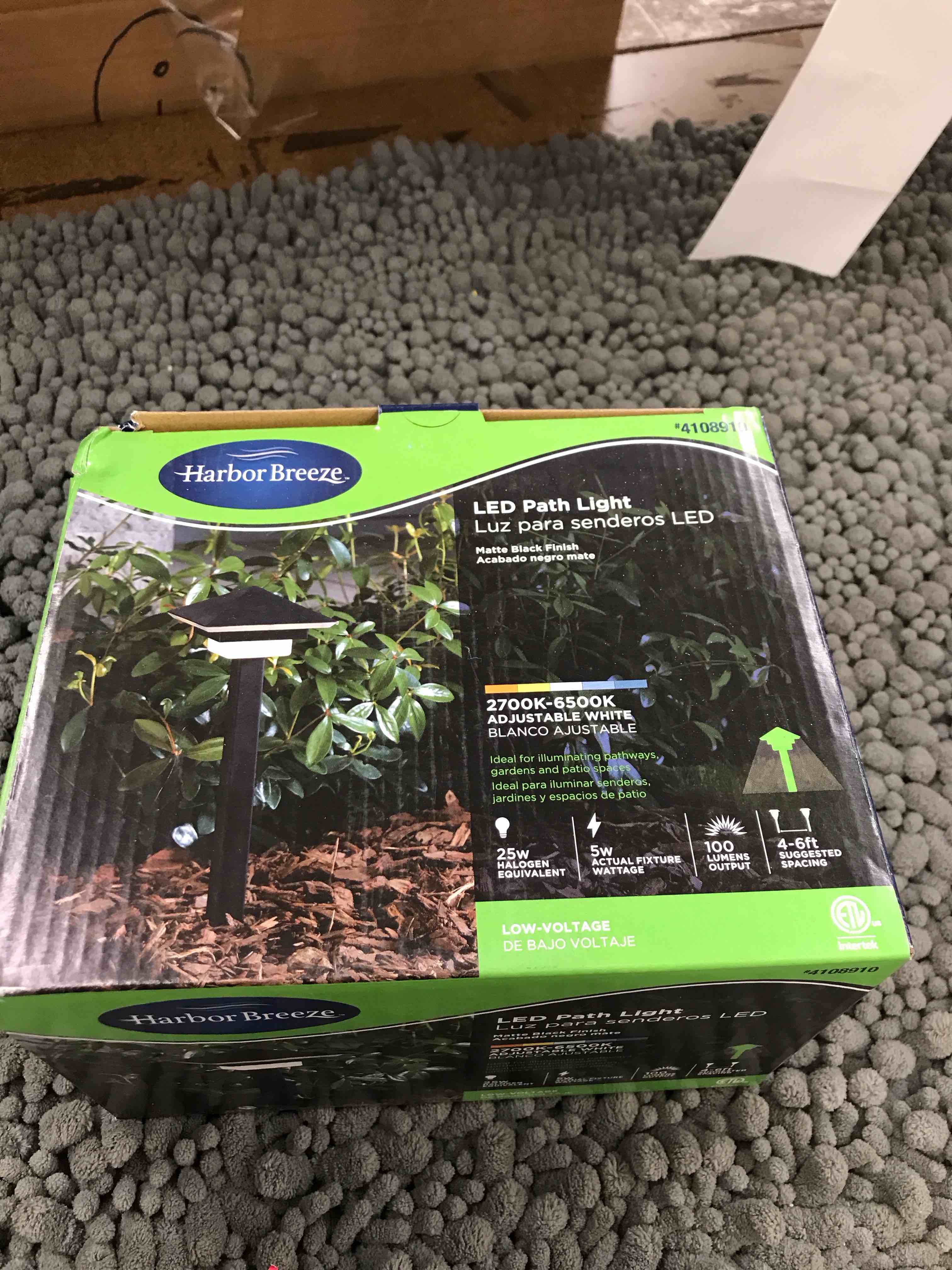 Condition photo showing New/Like New for led path light