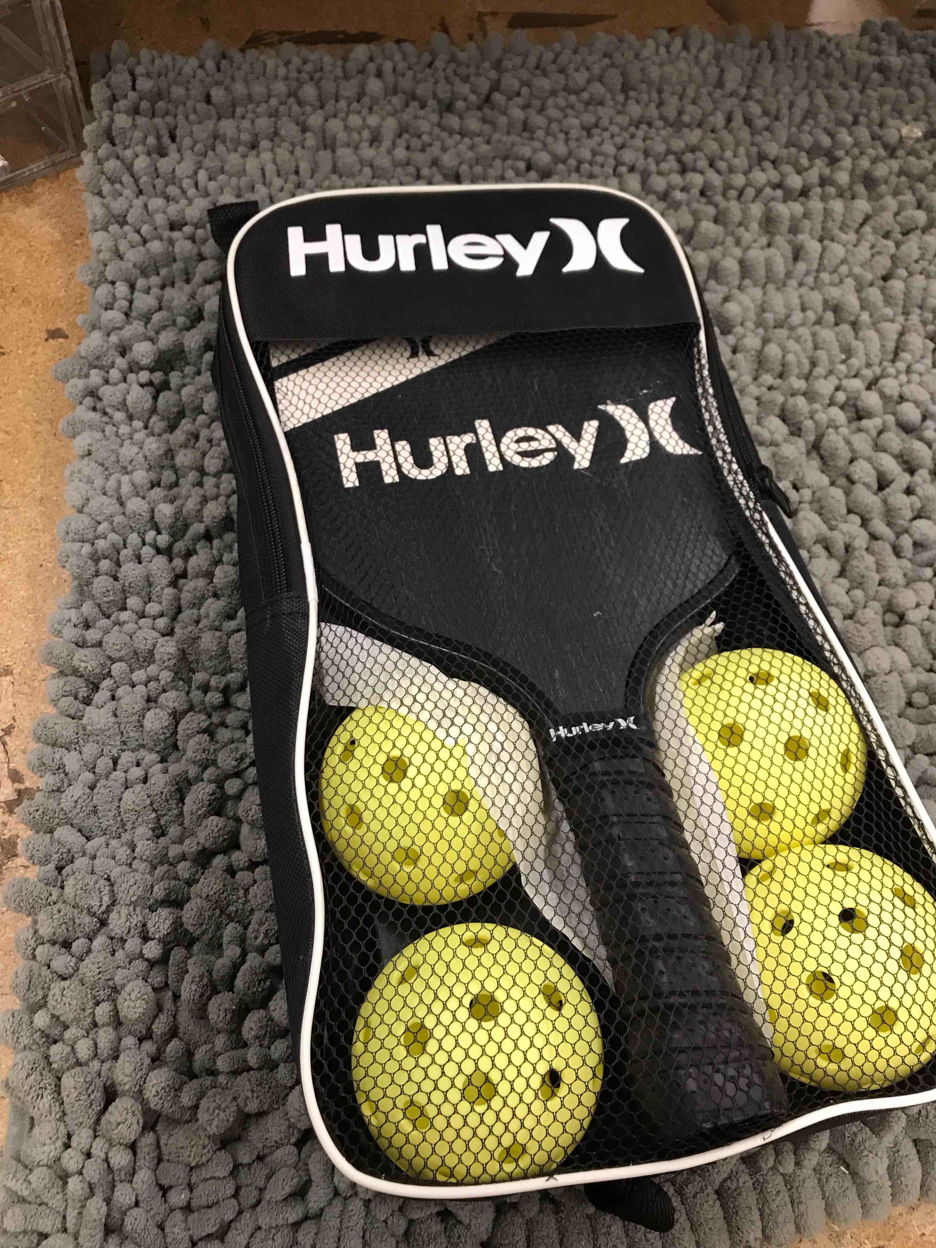 hurley pickleball paddle game set