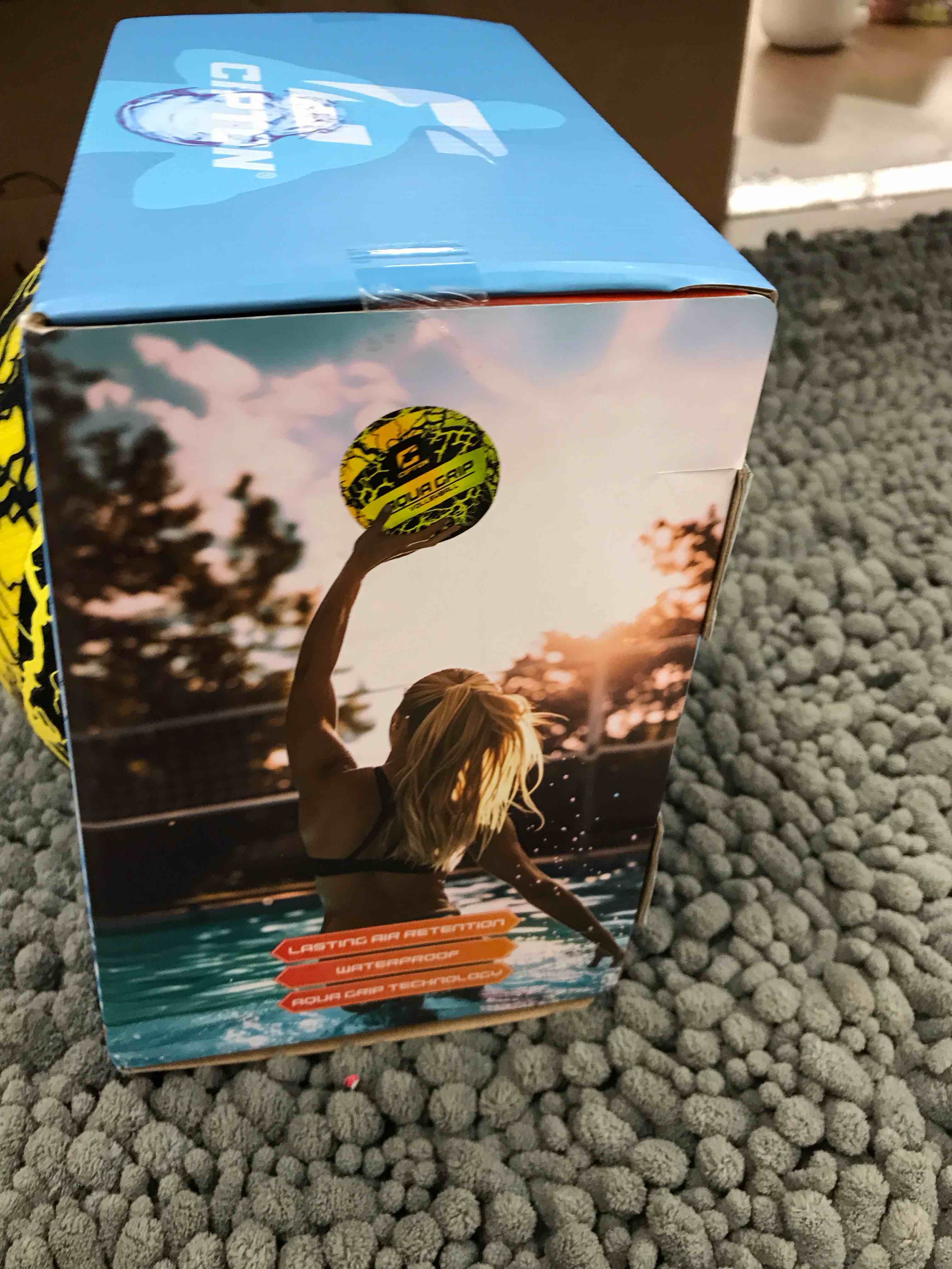 Condition photo showing New/Like New for aqua grip volleyball