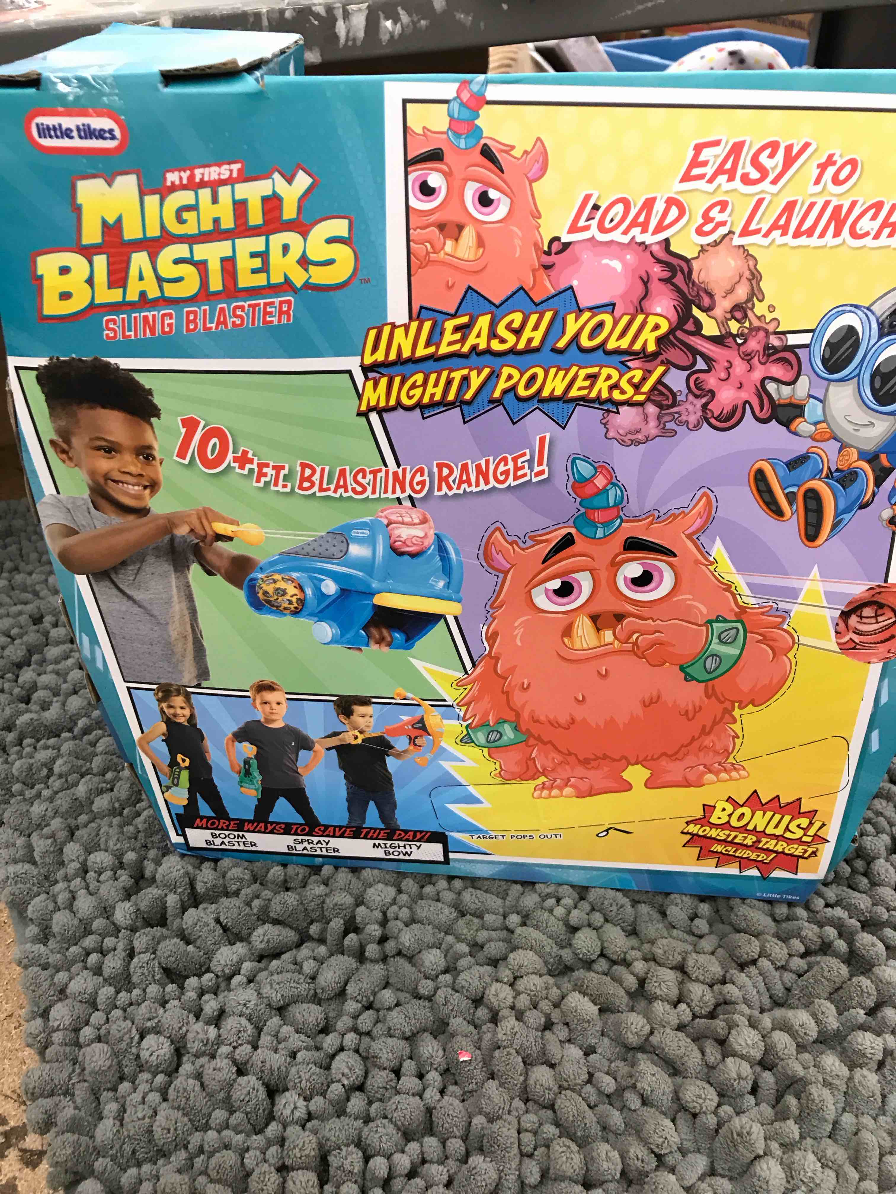 Condition photo showing New/Like New for mighty blasters sling blaster