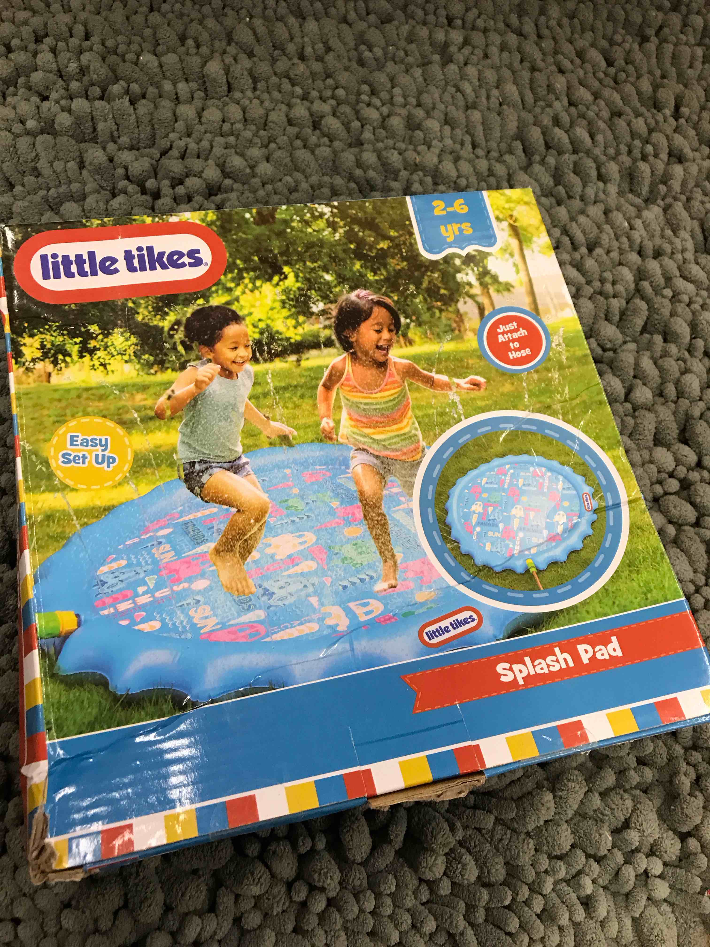 Condition photo showing New/Like New for little tikes sprinkler splash pad