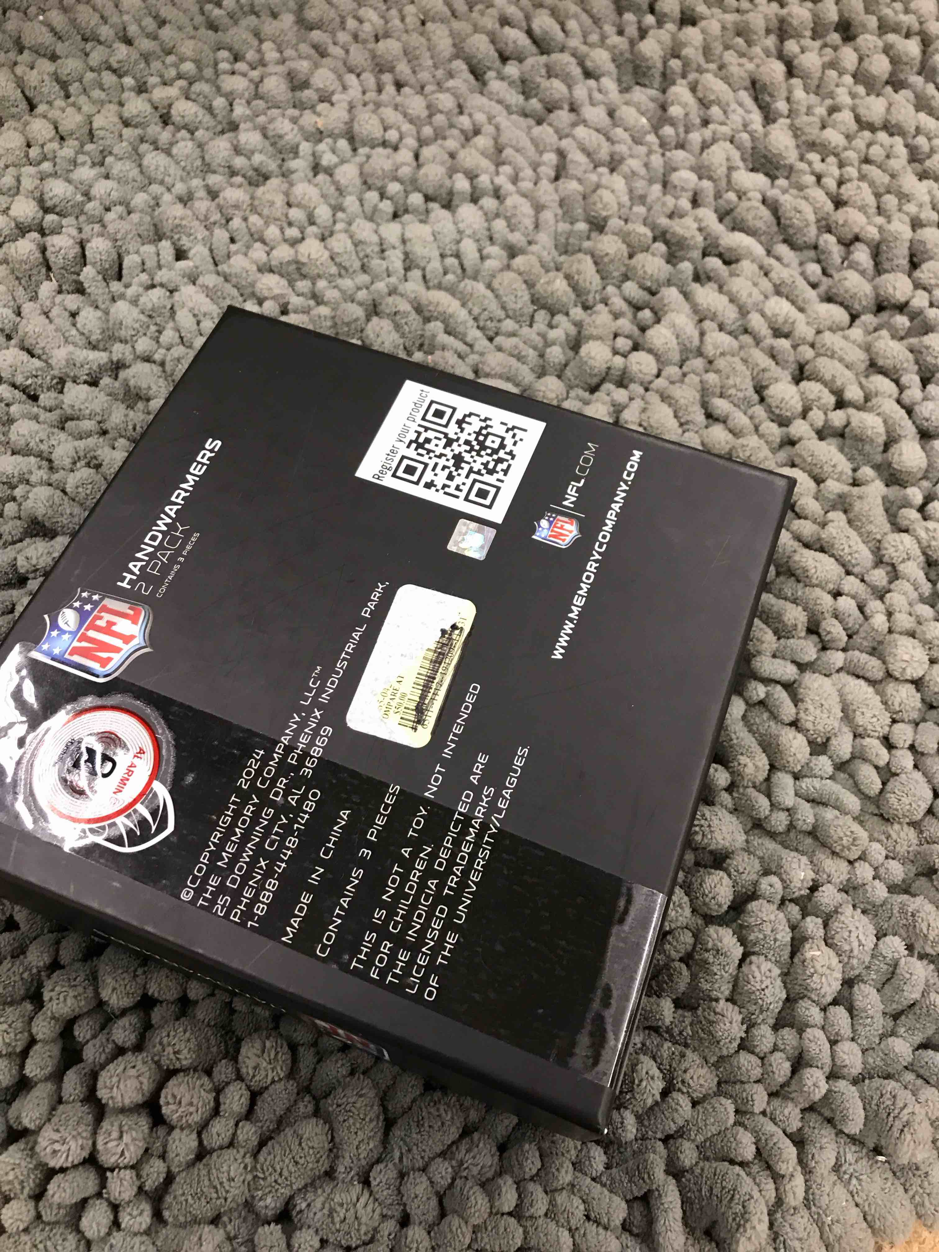 Condition photo showing New/Like New for chicago bears rechargeable hand warmers