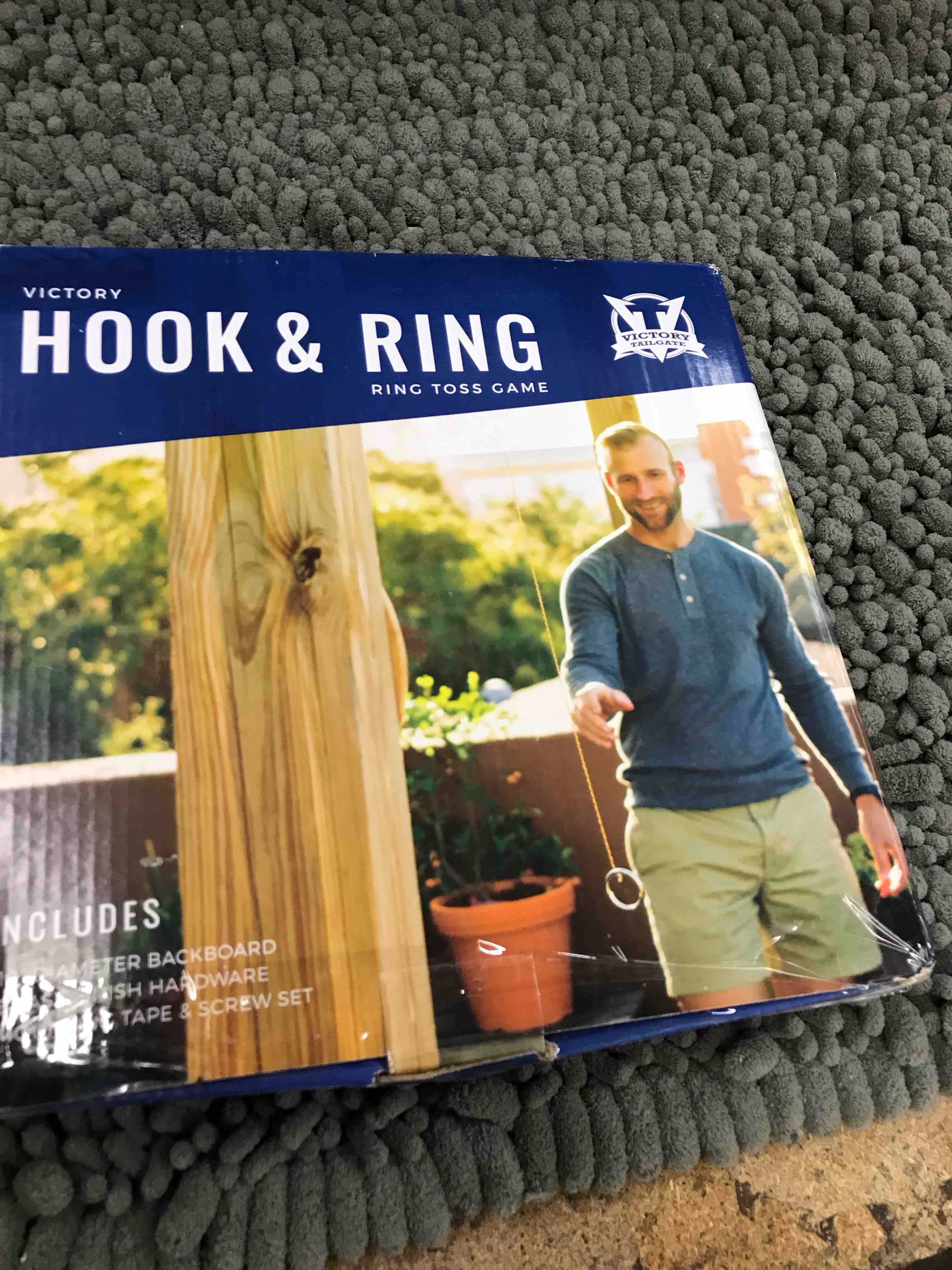 Condition photo showing New/Like New for iowa ring toss game