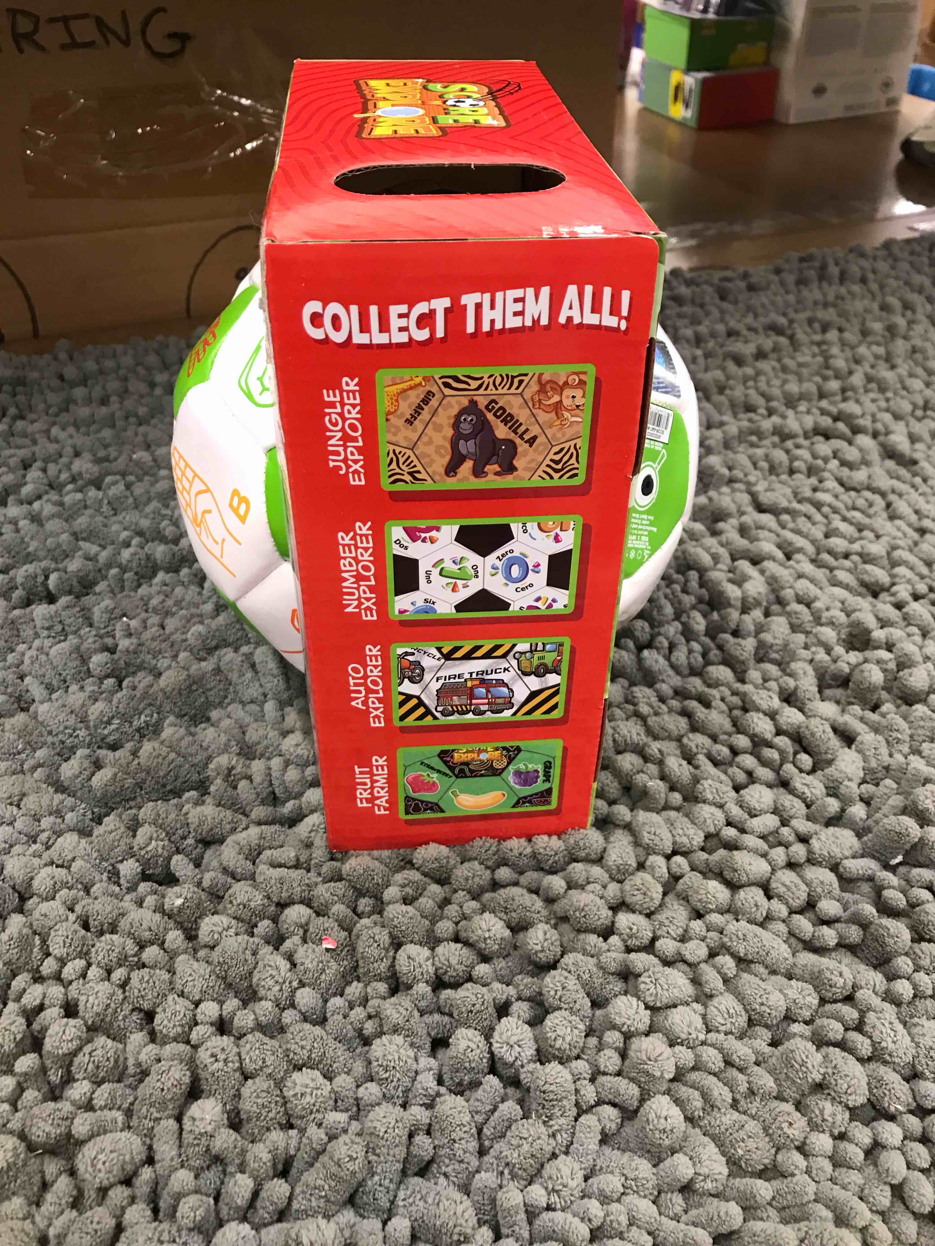 Condition photo showing New/Like New for score explore soccer ball