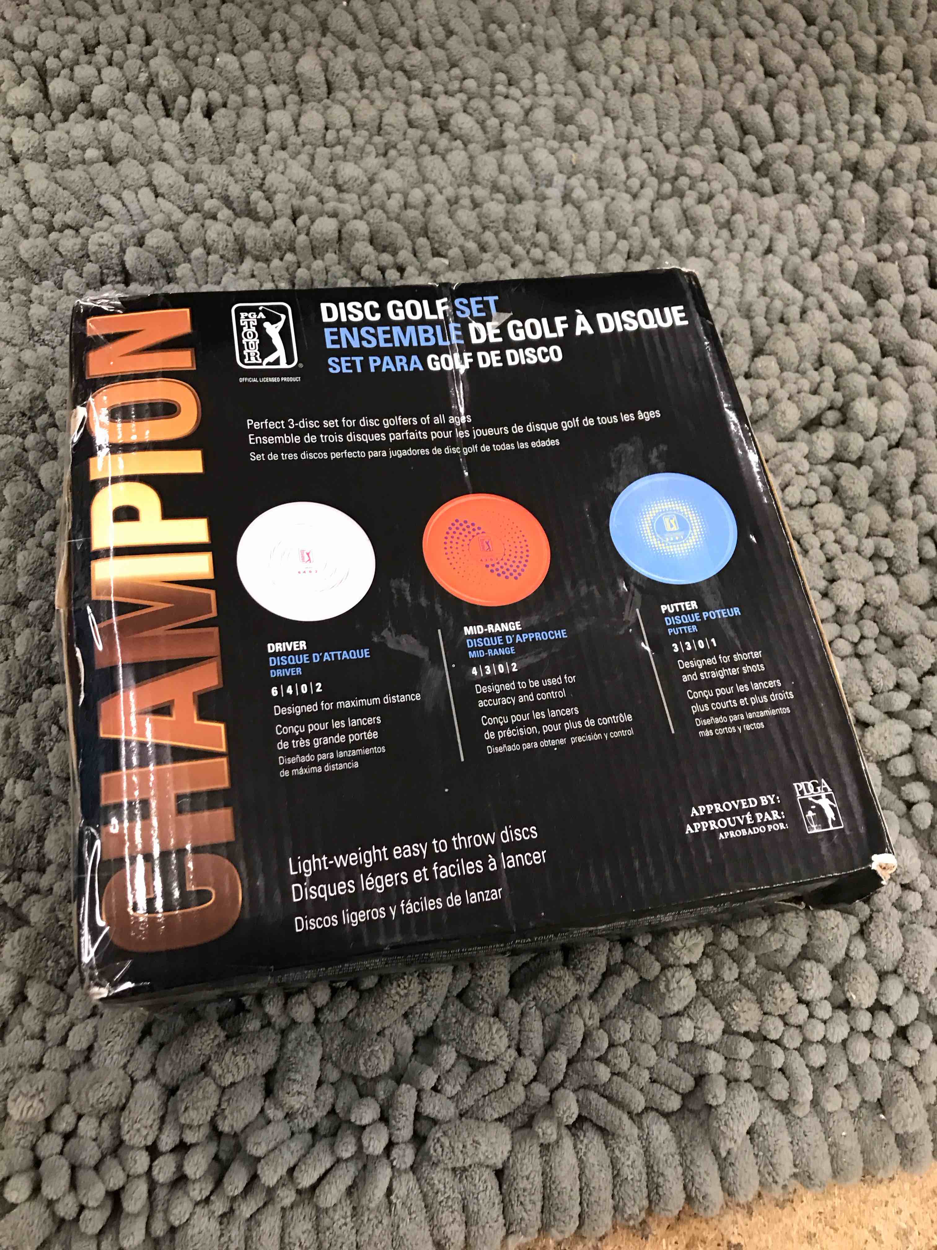 Condition photo showing Good Condition for disc golf set