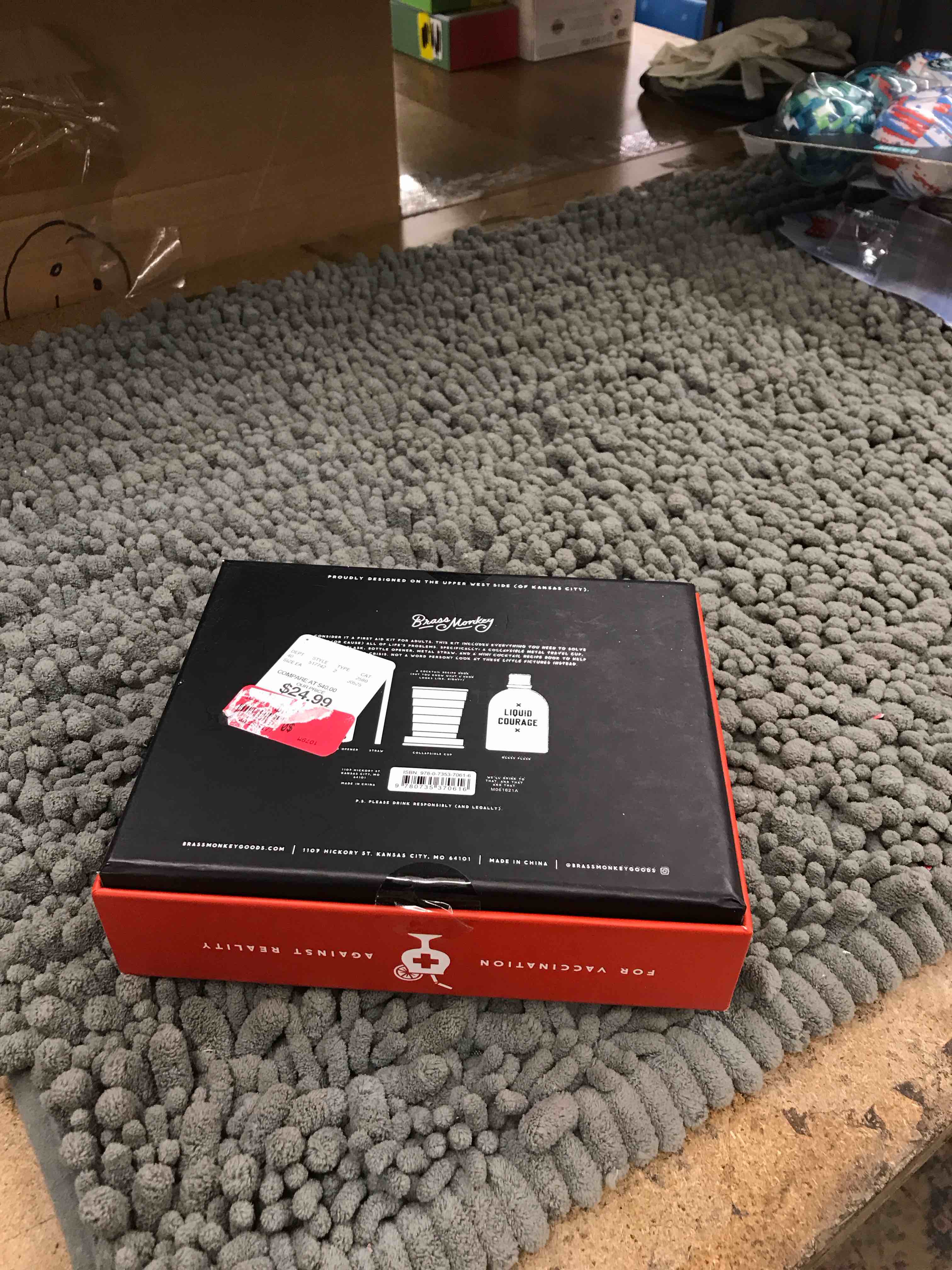 Condition photo showing New/Like New for sobriety emergency drinking kit