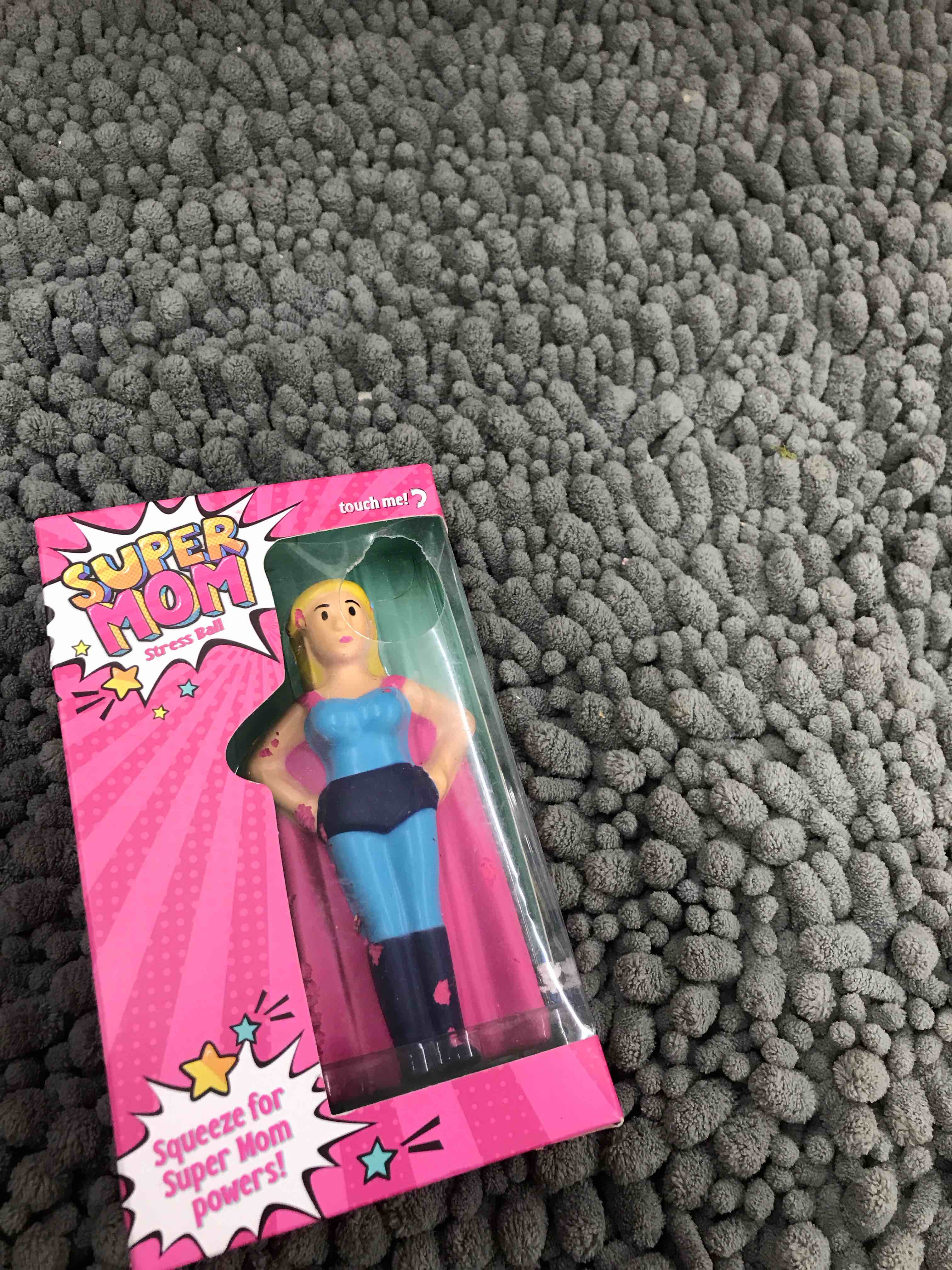 Condition photo showing New/Like New for super mom stress ball