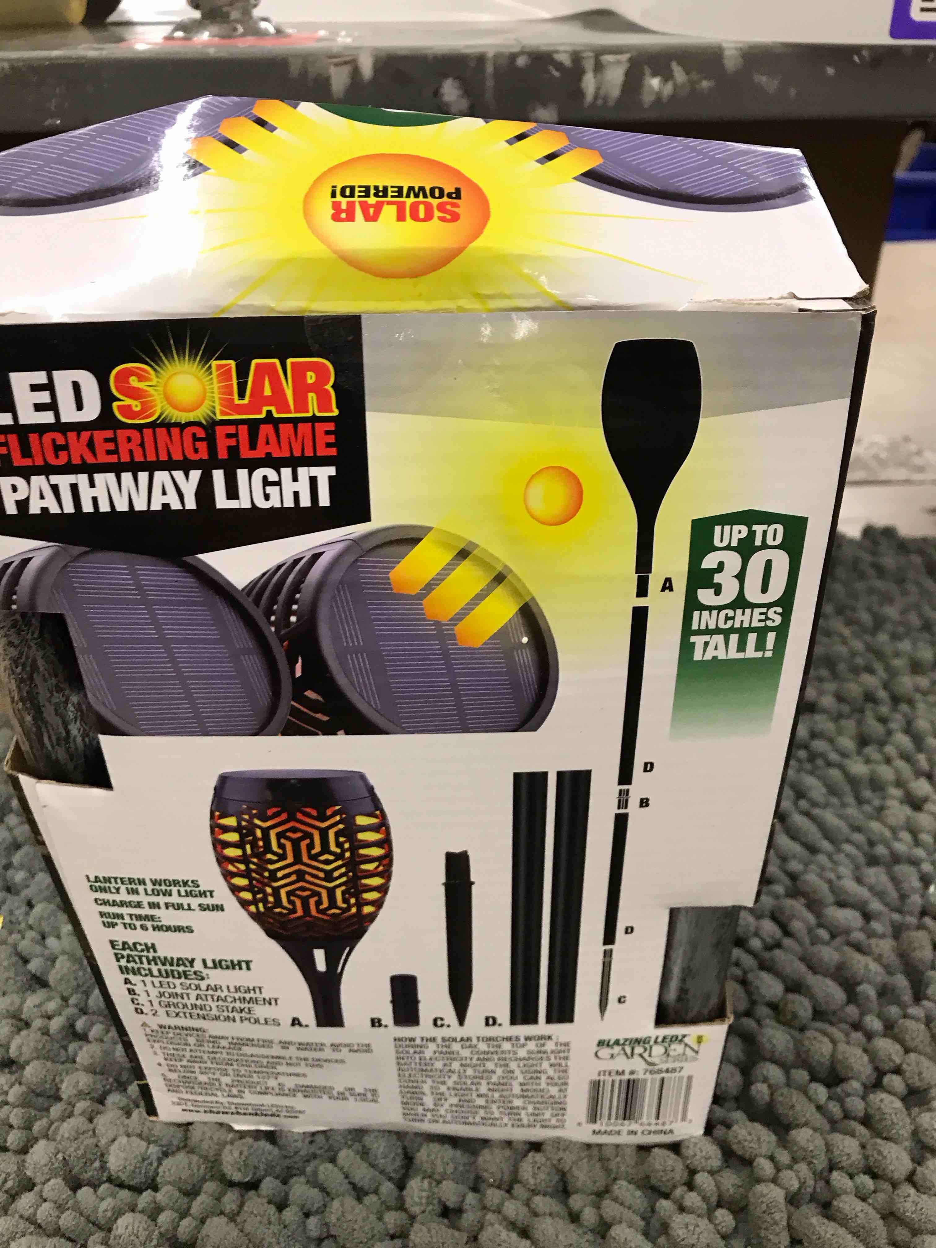 Condition photo showing New/Like New for led solar flame