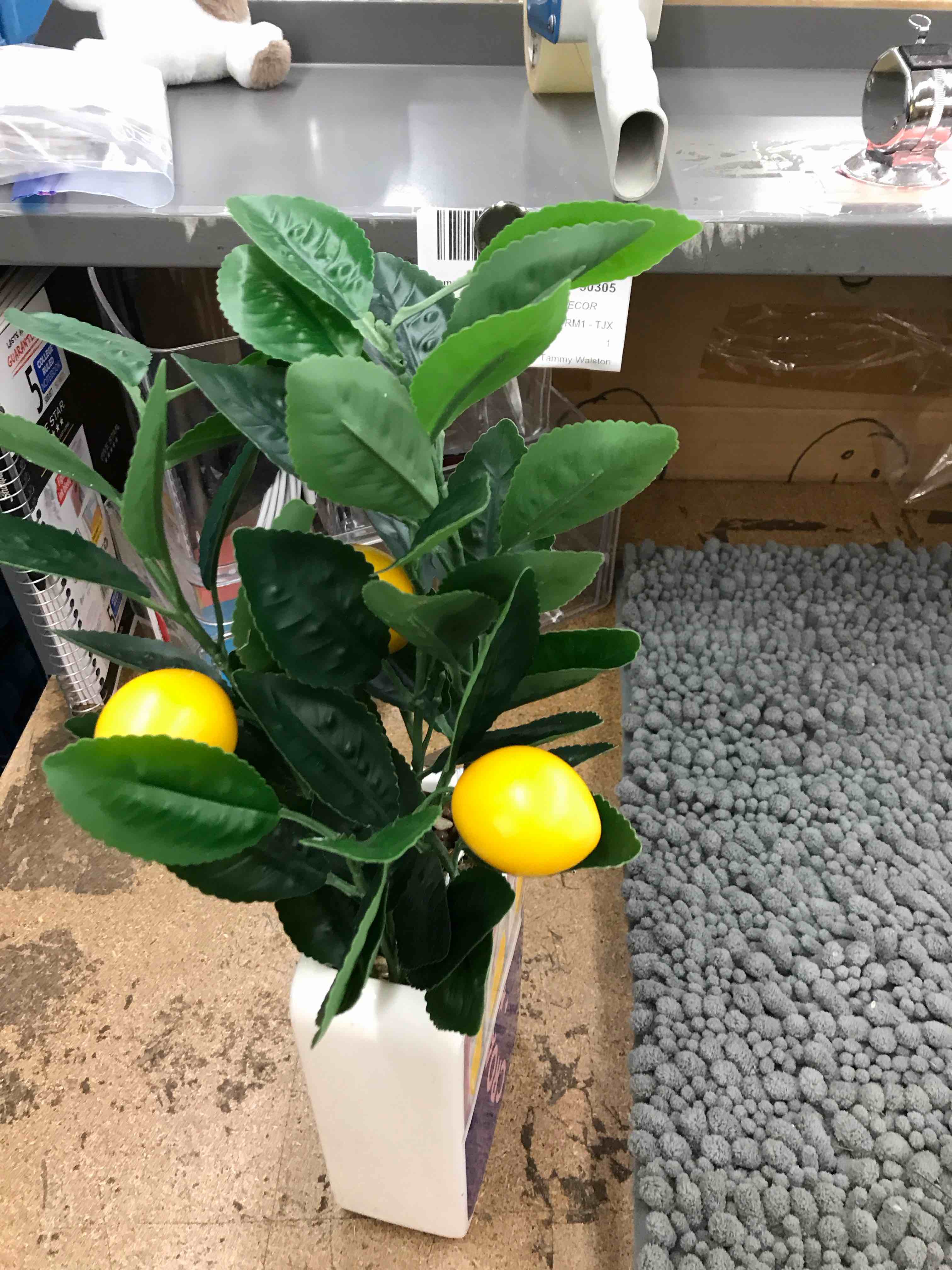 Condition photo showing New/Like New for plastic plant decoration 