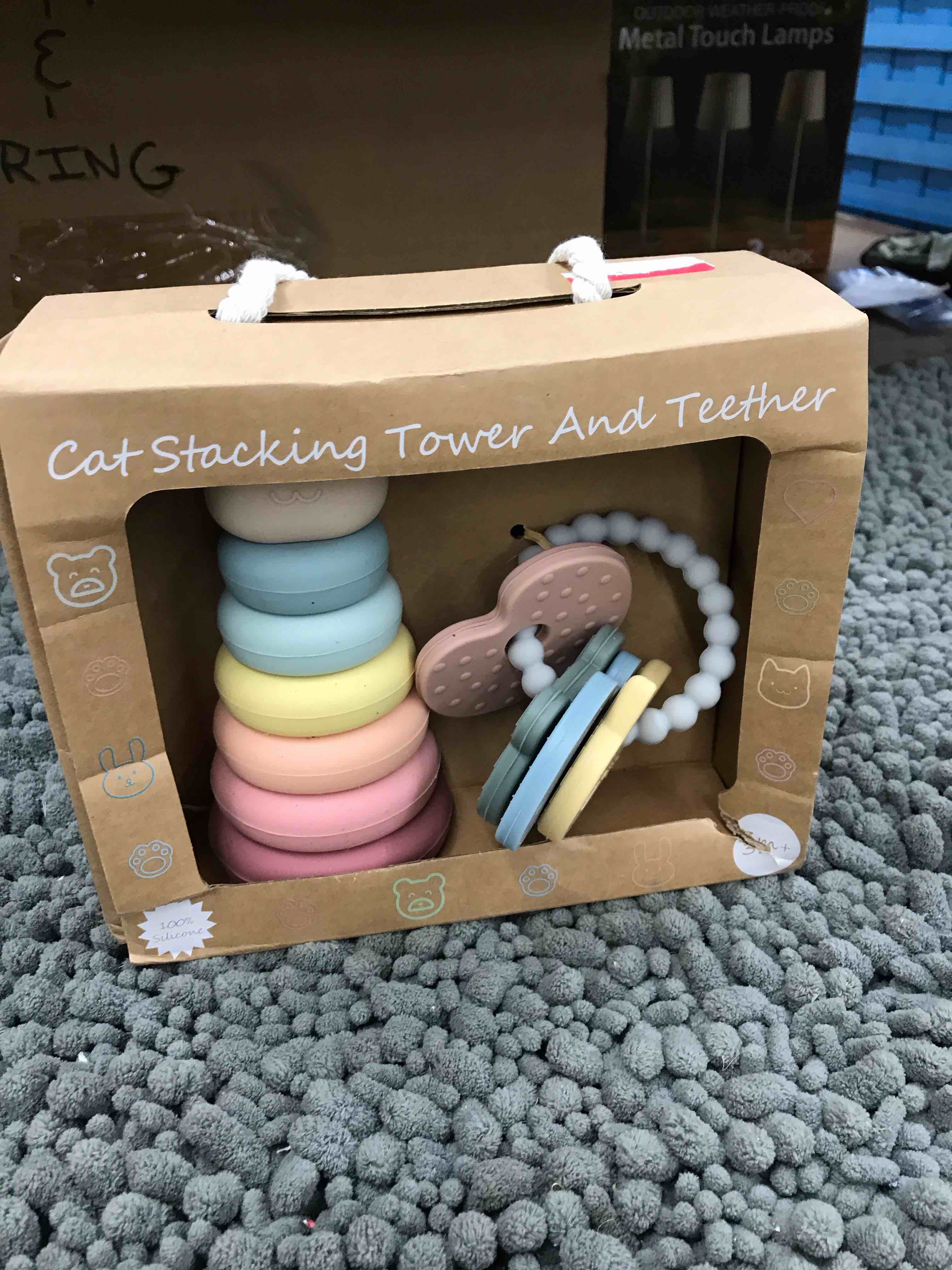 Cat Stacking Tower & Teether