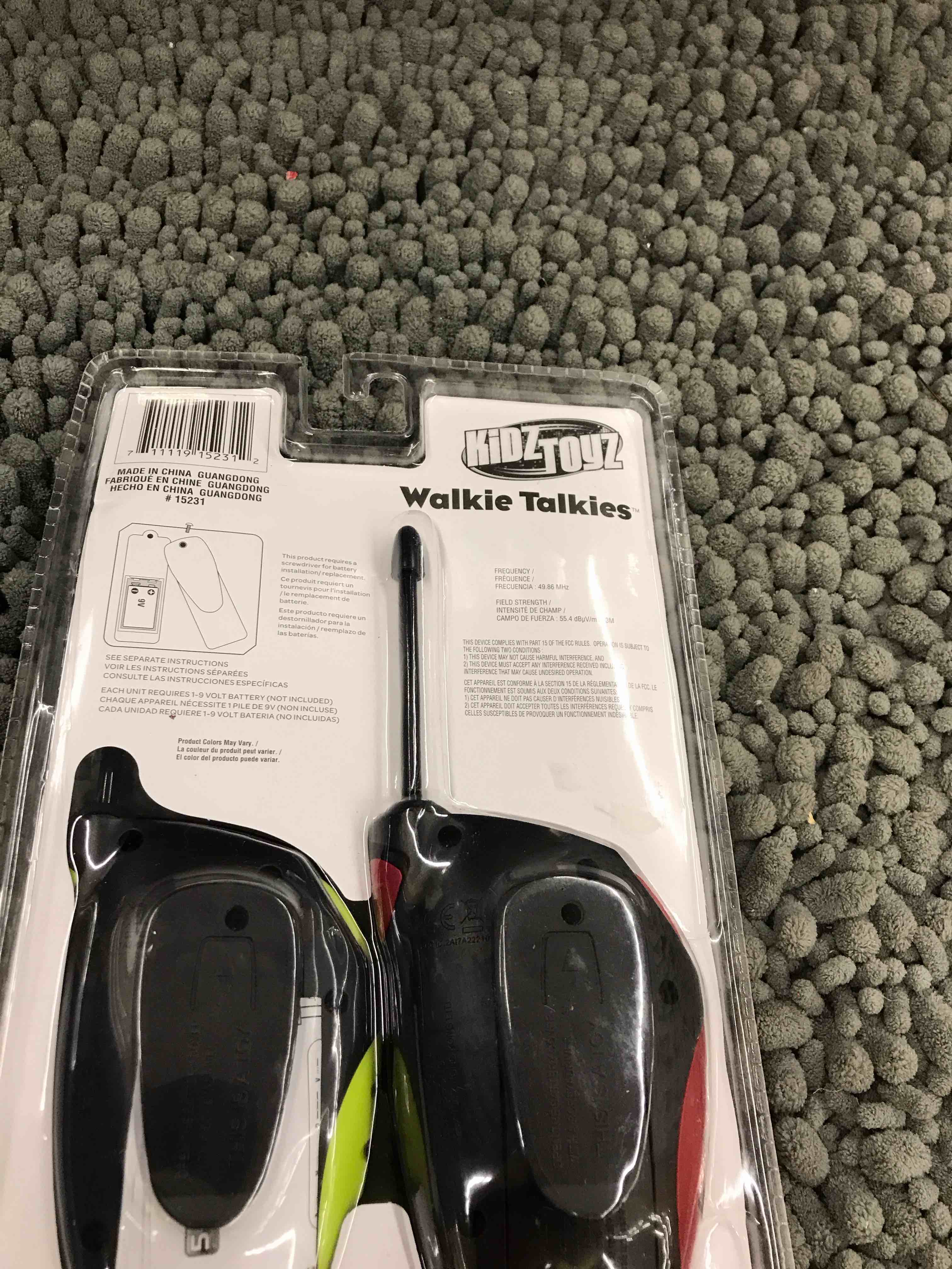 Condition photo showing New/Like New for walkie talkies