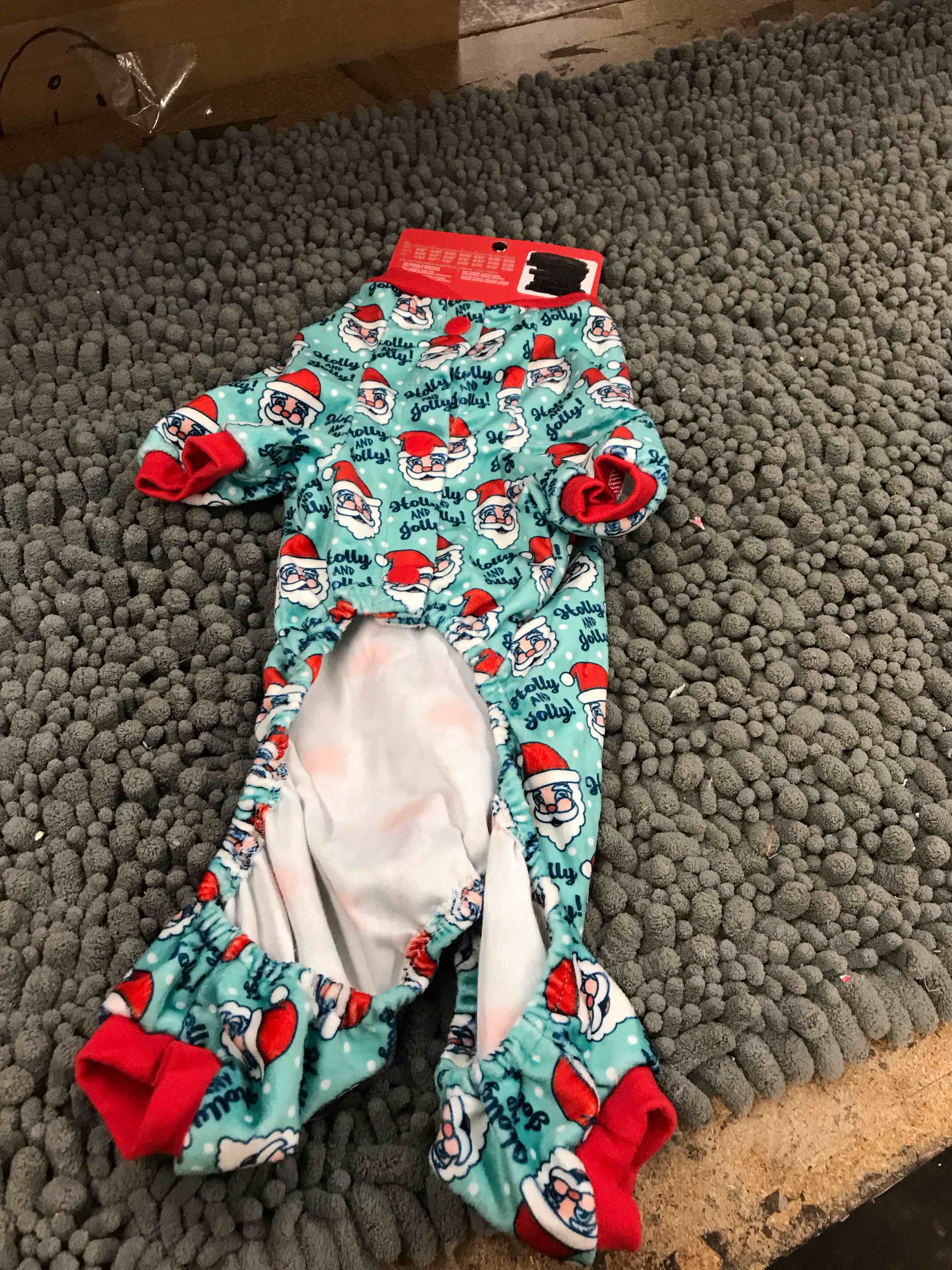Condition photo showing New/Like New for dog pajamas