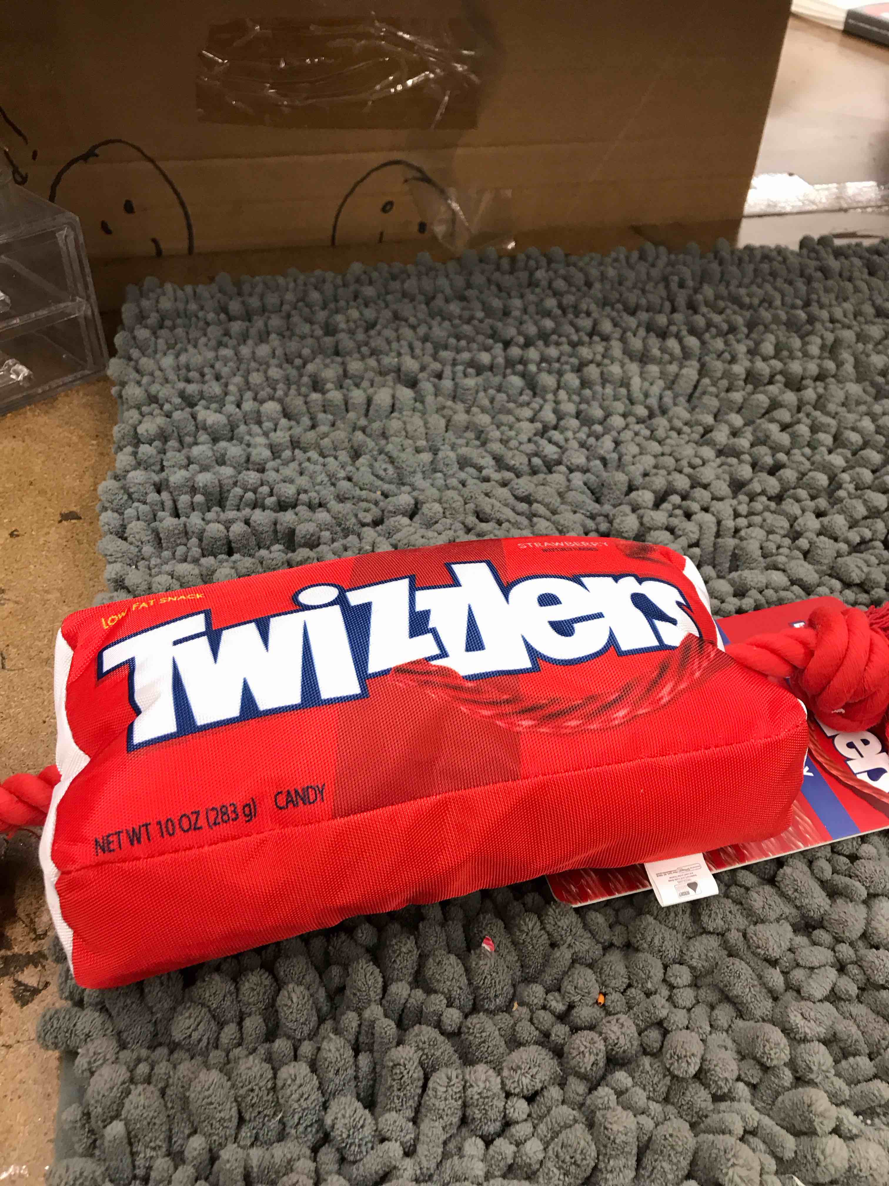 Condition photo showing New/Like New for twizzlers dog toy