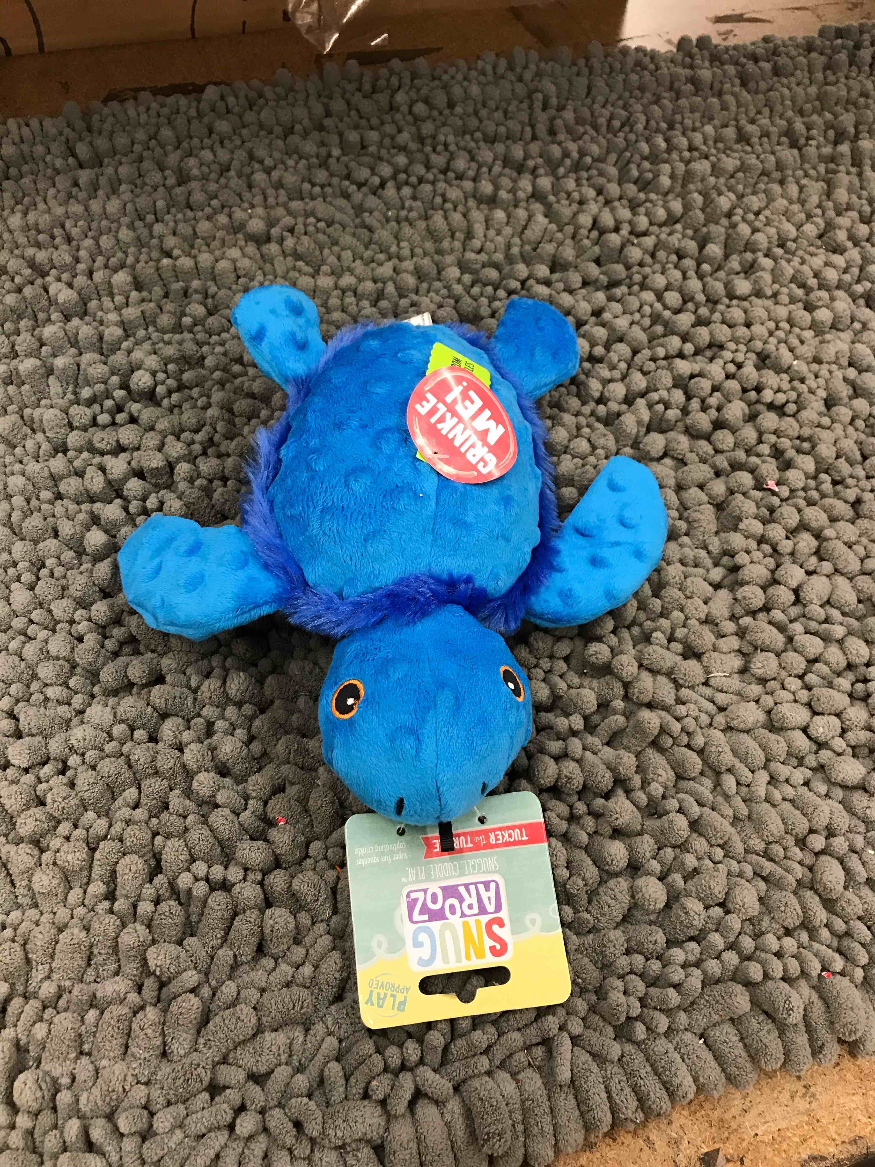 Condition photo showing New/Like New for snug crinkle dog toy