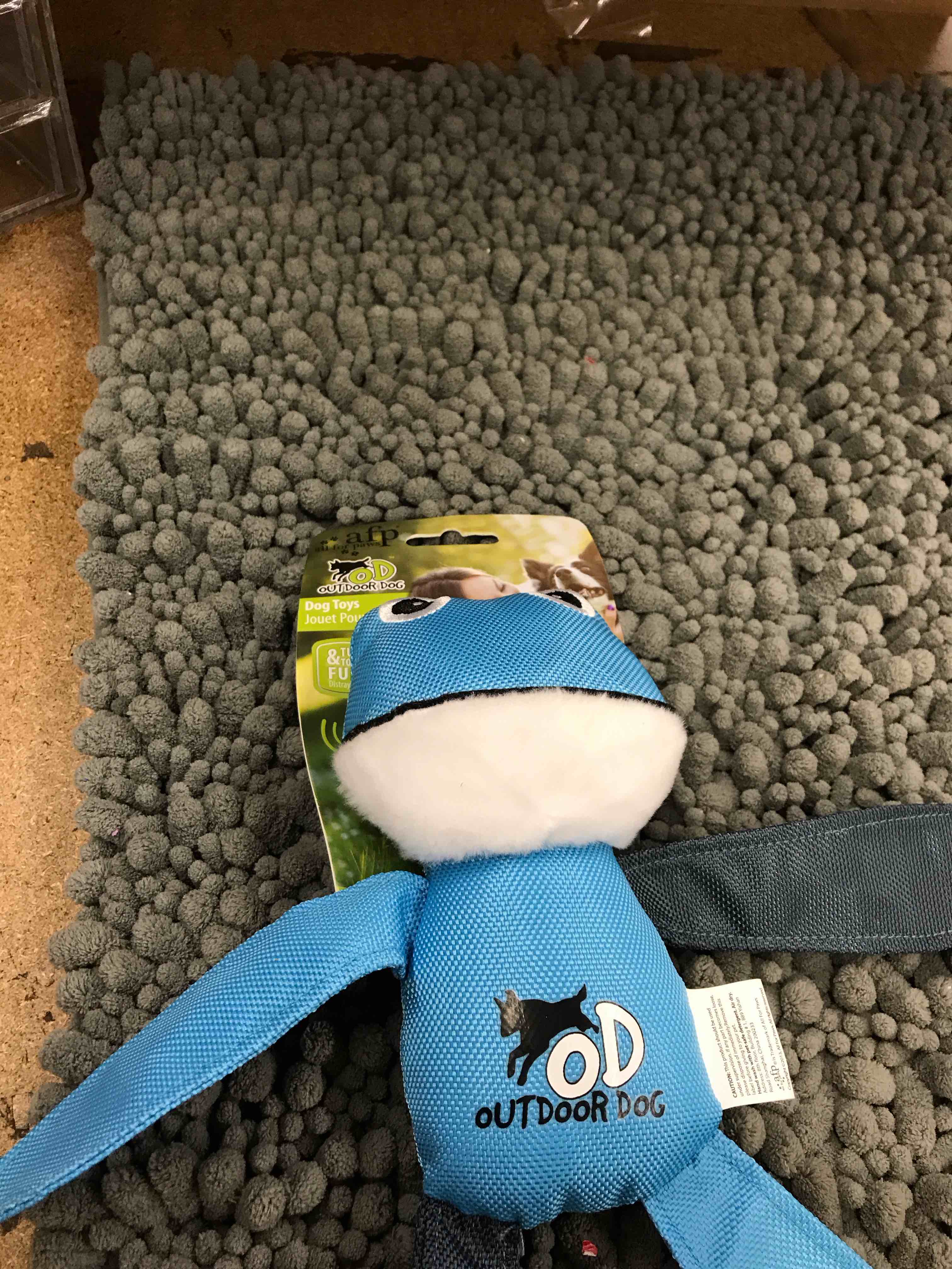 Condition photo showing New/Like New for outdoor dog toy