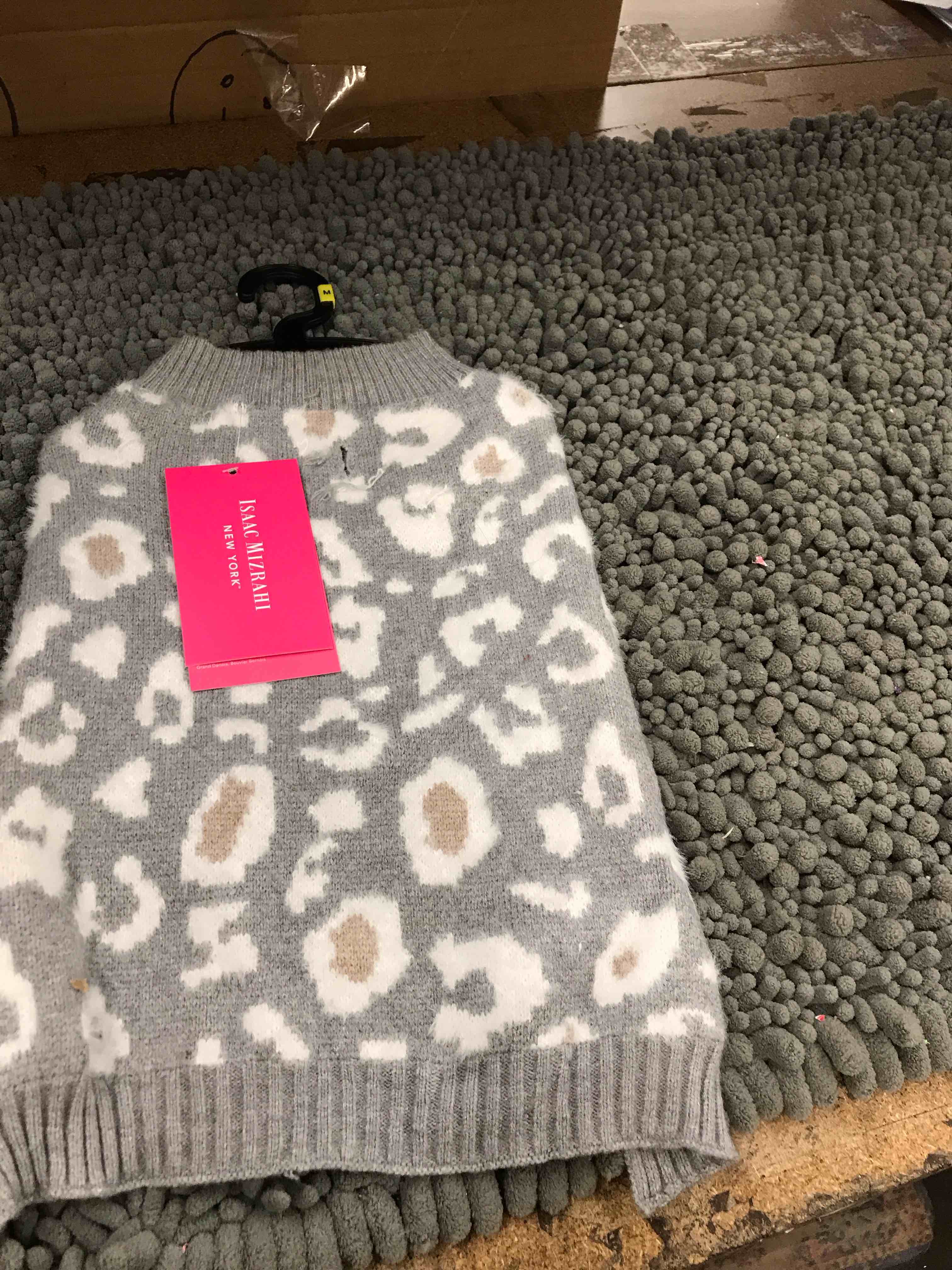 Condition photo showing New/Like New for pet sweater