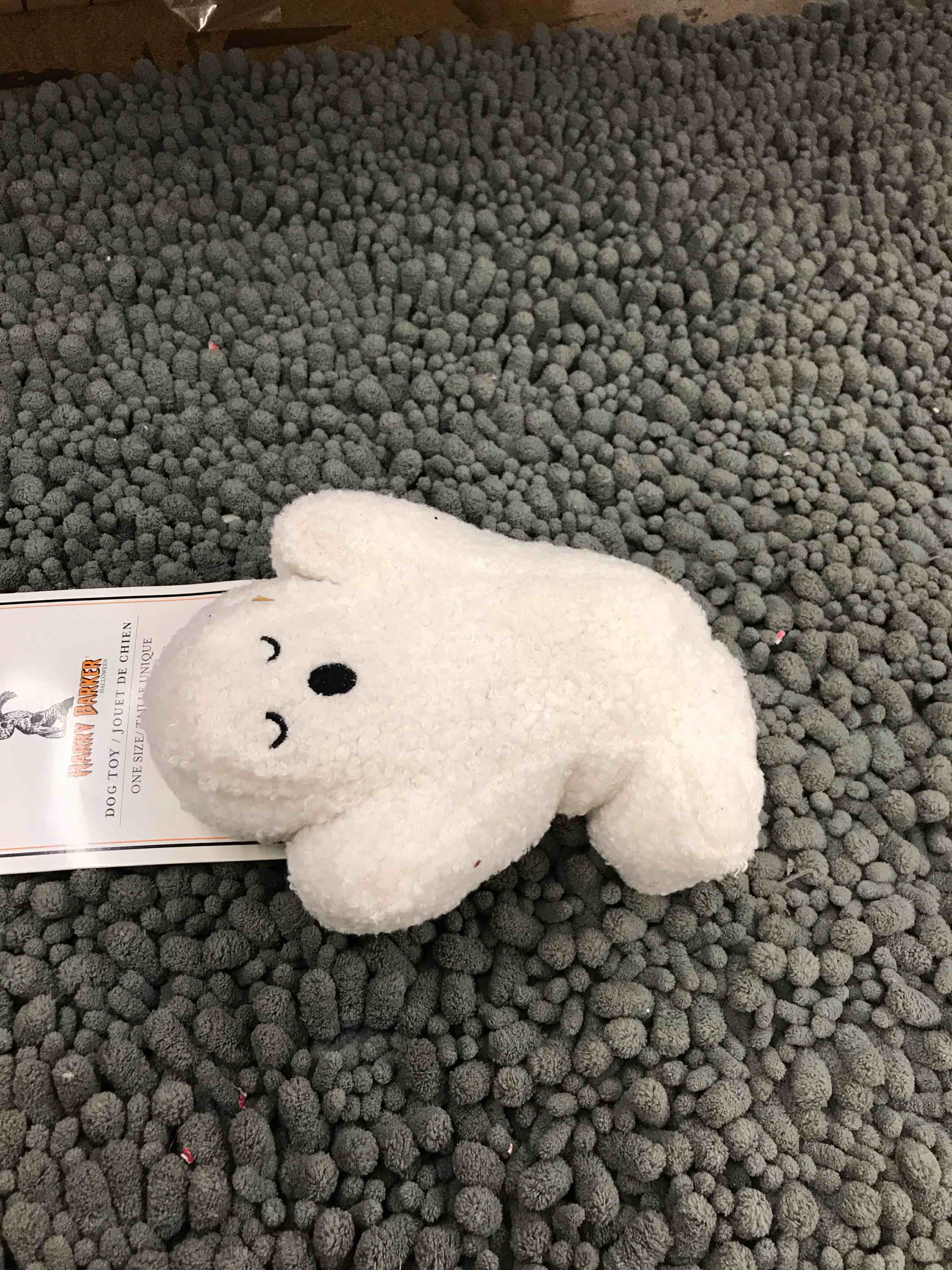 Condition photo showing New/Like New for squeaky dog toy